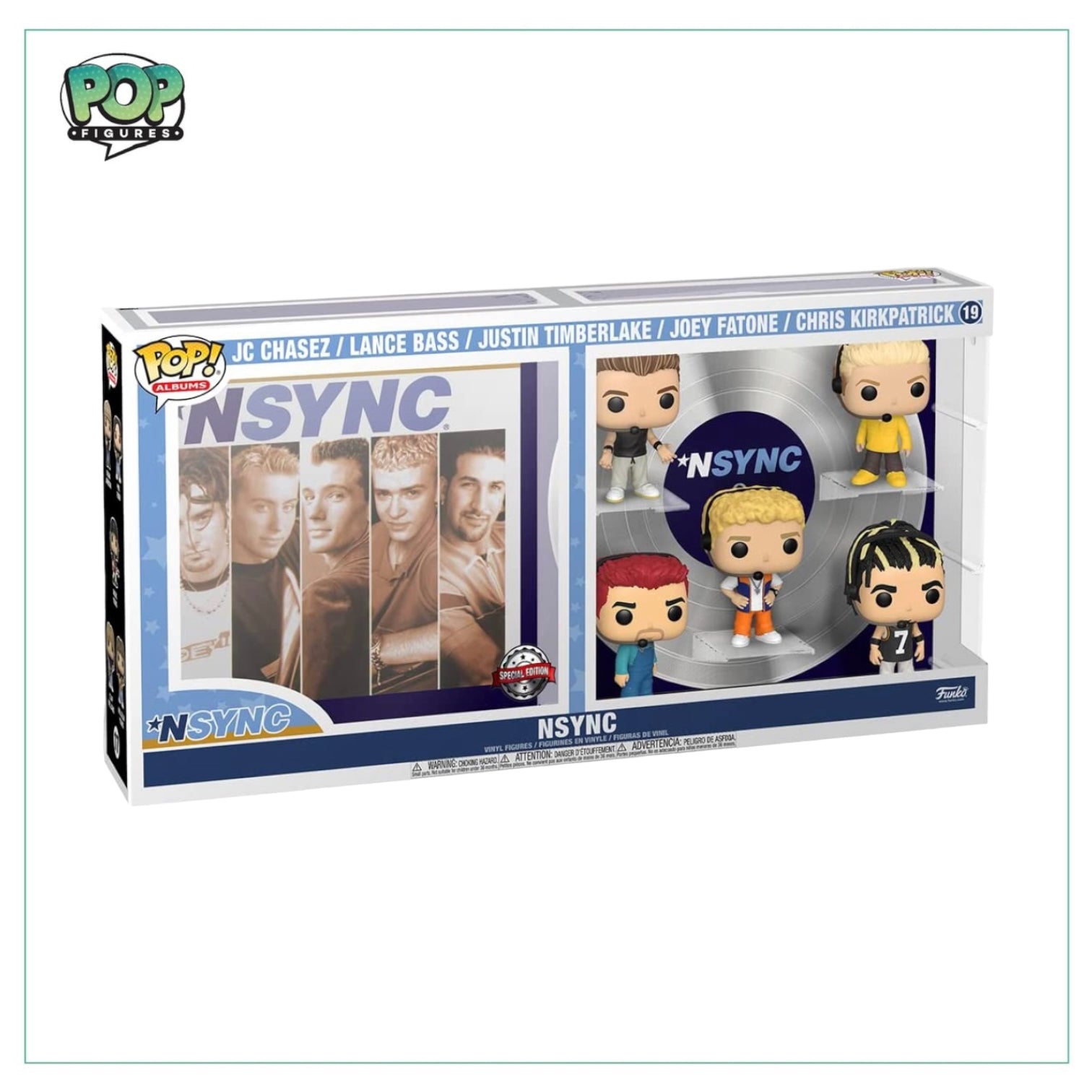 NSYNC #19 Deluxe Vinyl Album cover featuring vibrant artwork and special edition details, perfect for collectors and fans.