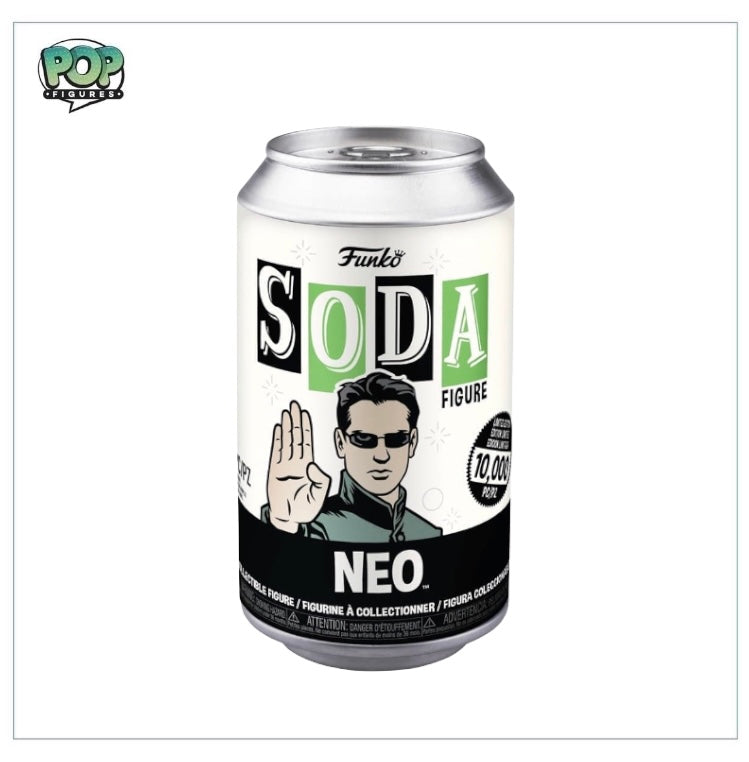Neo Funko Soda Vinyl Figure! | The Matrix | LE10000 Pcs Chance of