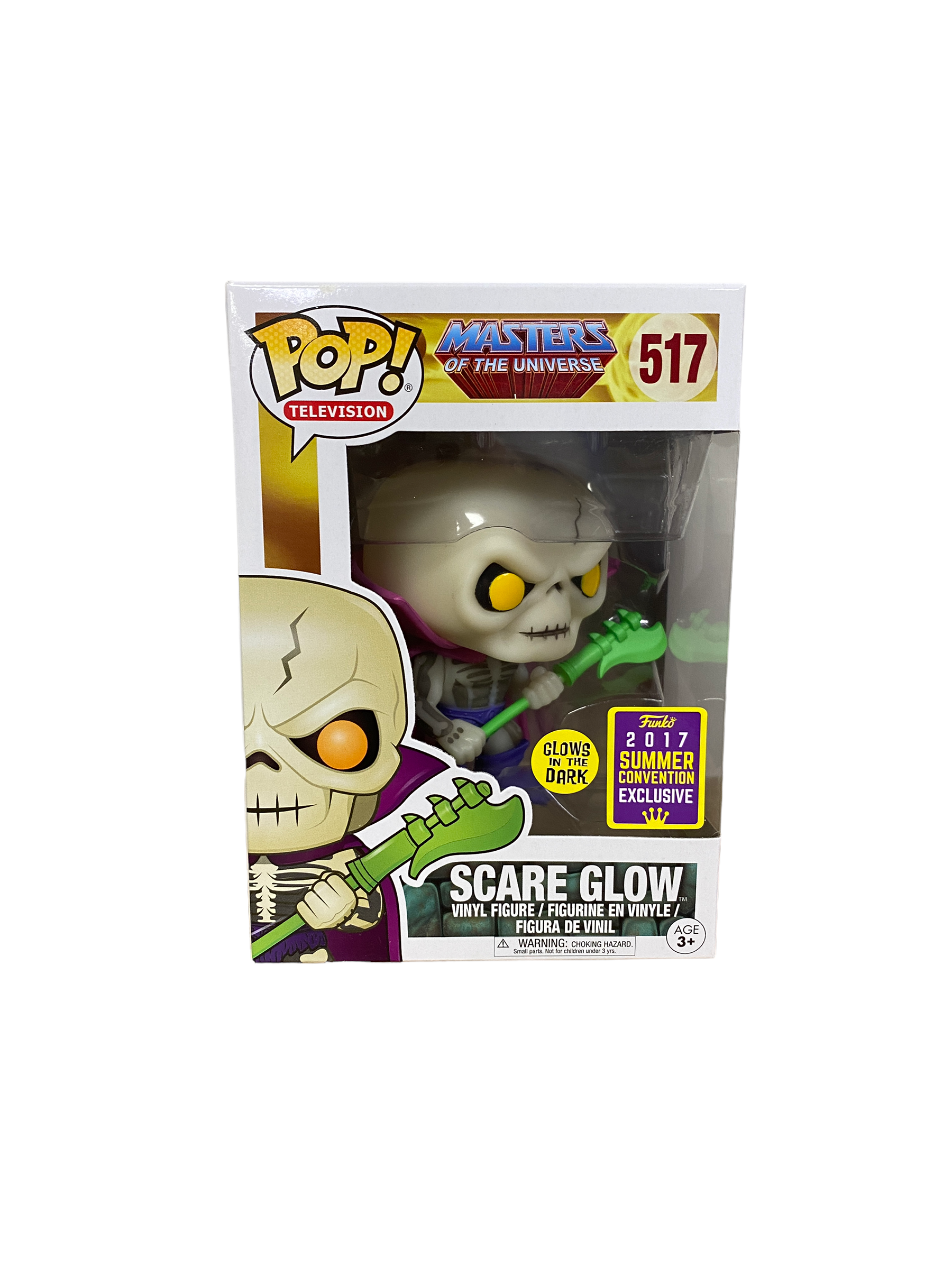 Scare Glow #517 (Glows in The Dark) Funko Pop! - Masters of The Universe - SDCC 2017 Shared Exclusive - Condition 9/10