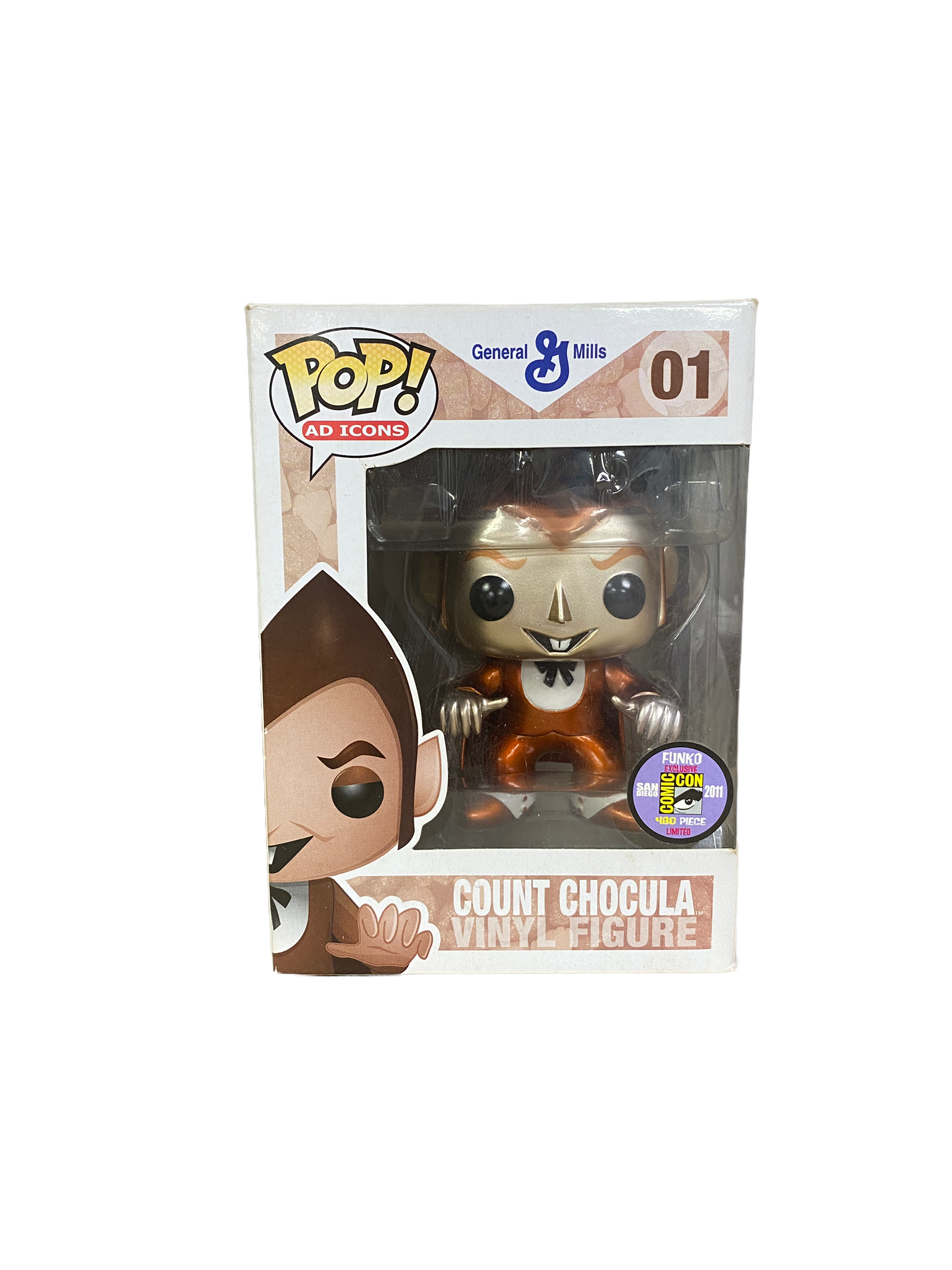 Count Chocula #01 (Metallic) Funko Pop! - Ad Icons - SDCC 2011 Exclusive LE480 Pcs - Condition 8/10