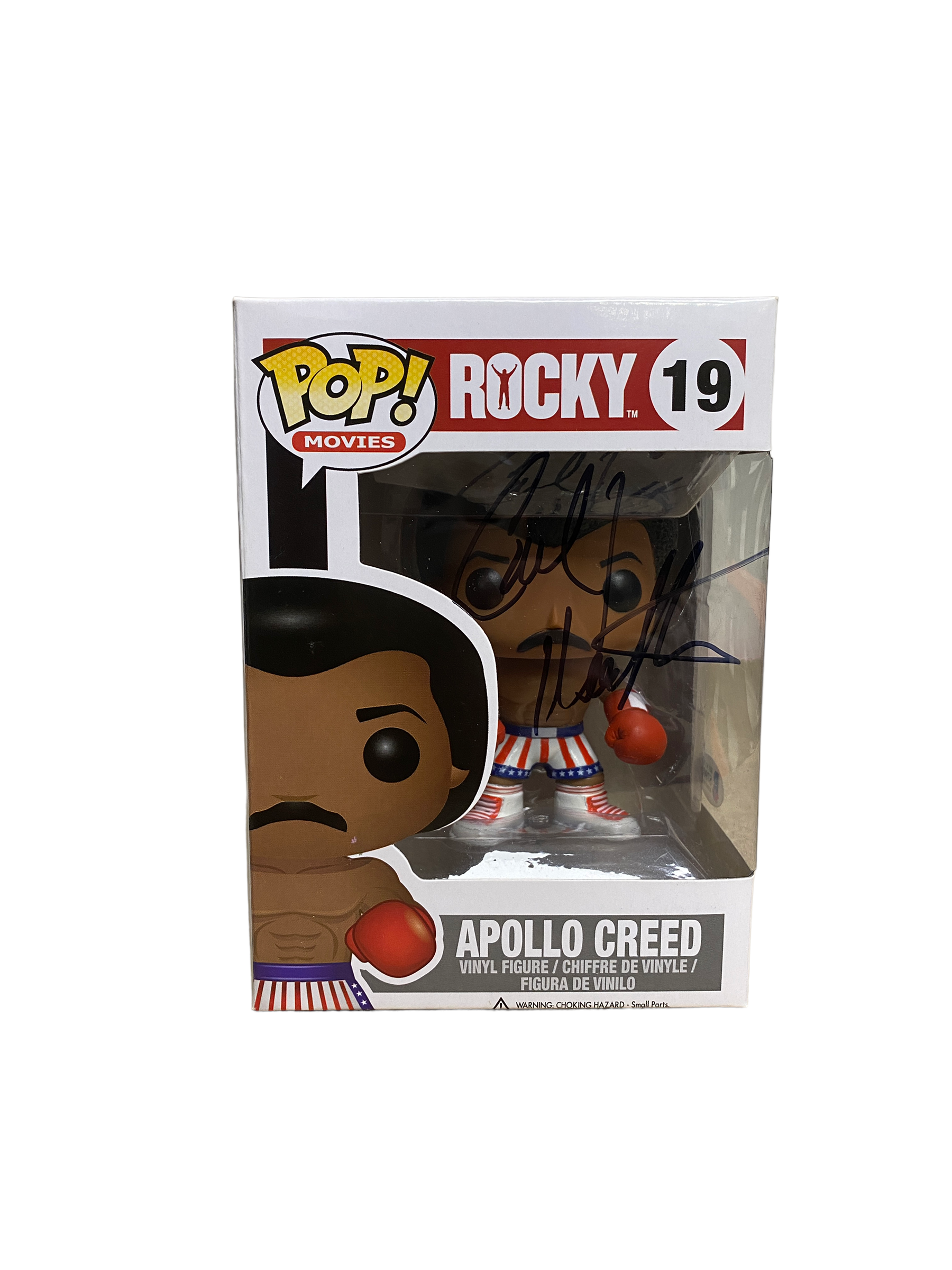 Carl Weathers Signed Apollo Creed #19 Funko Pop! - Rocky - 2012 Pop! - Condition 8.5/10 - Beckett Authenticated