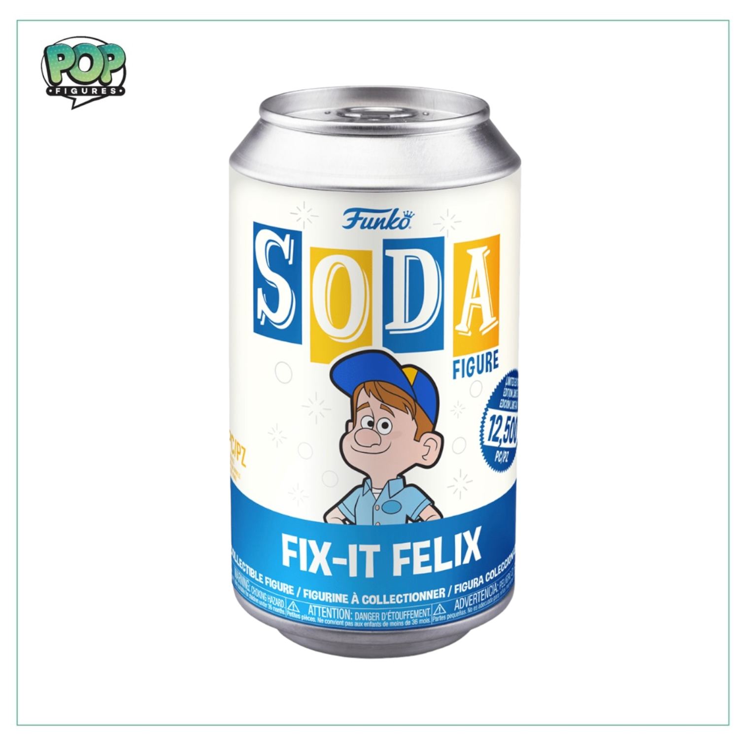 Fix-It-Felix Funko Soda Vinyl Figure! Disney - LE12500 Pcs - Chance Of Chase