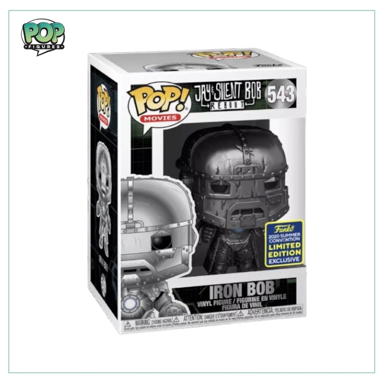 Iron Bob #543 Funko Pop! Jay and Silent Bob ReBoot 2020 SDCC Shared Exclusive