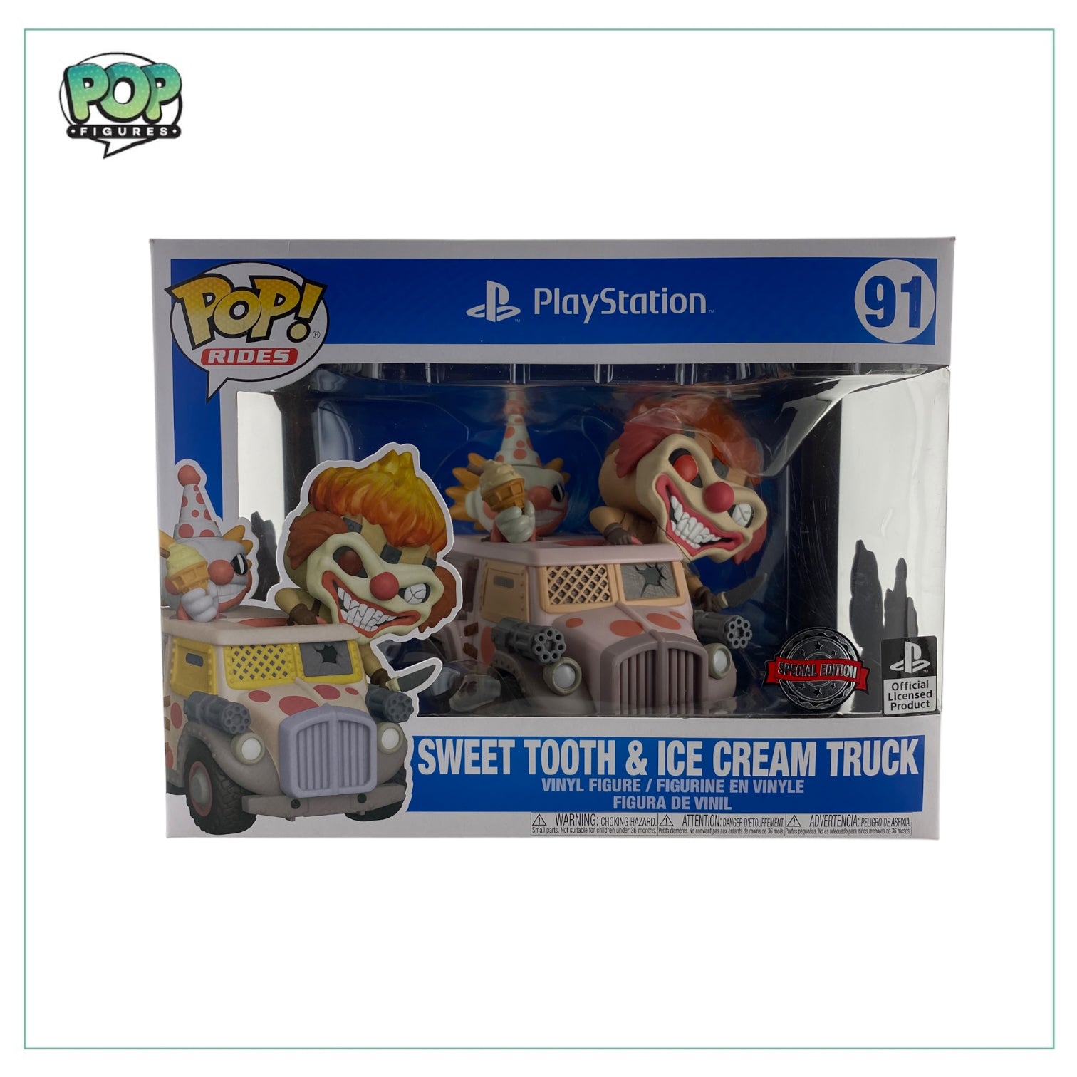 Sweet Tooth & Ice Cream Truck Funko Pop! - Rides - Playstation - Special Edition