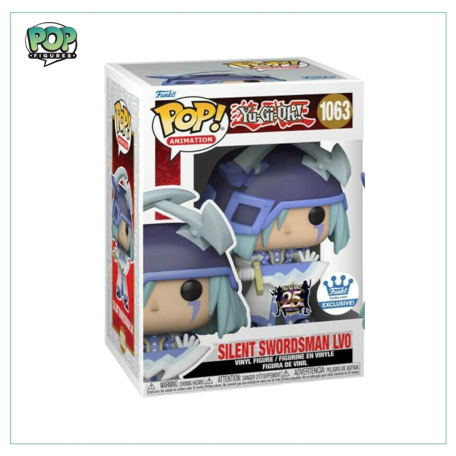 Silent Swordsman LVO #1063 Funko Pop! - Yu-Gi-Oh! - Funko Exclusive - 25th Anniversary