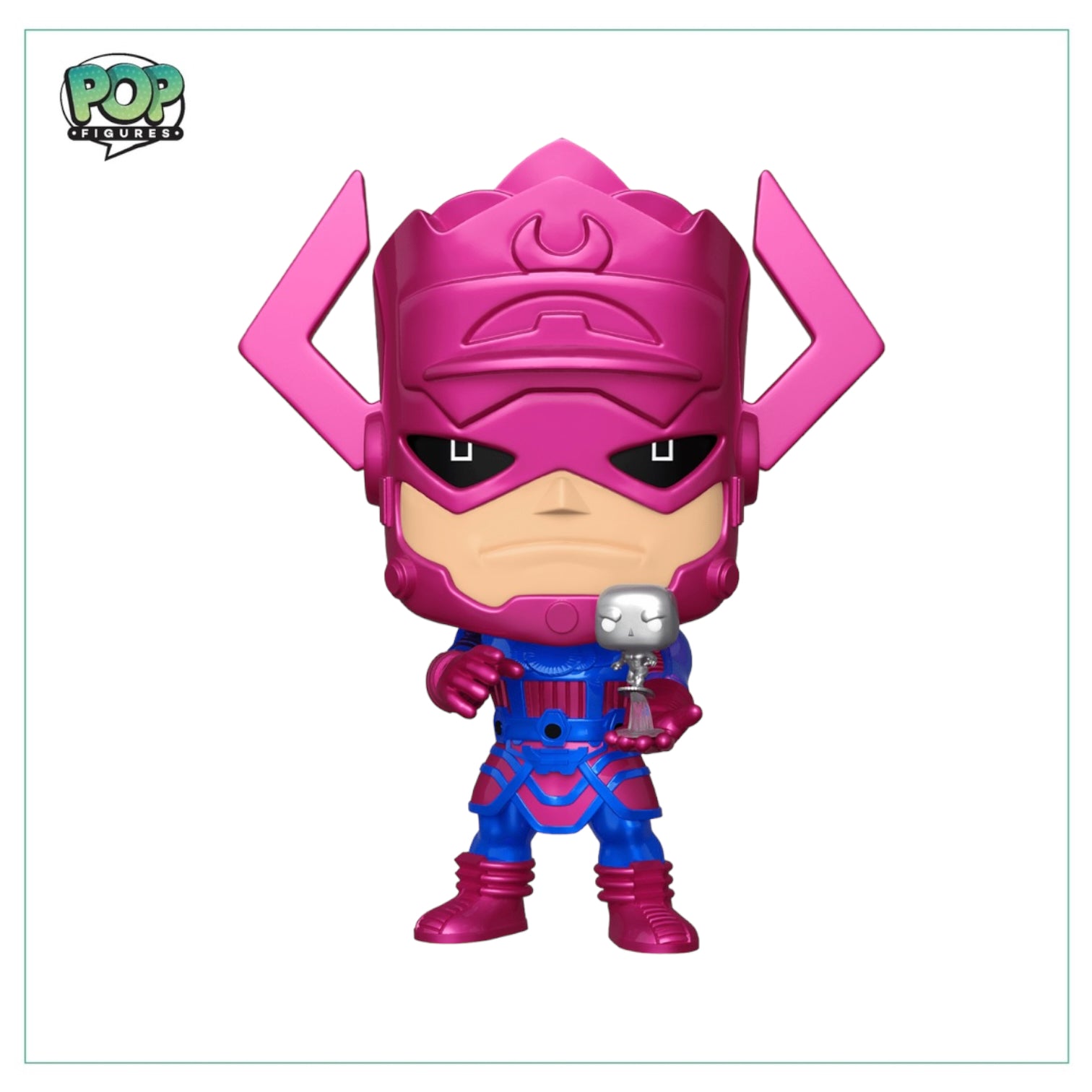Galactus with Silver Surfer #809 10" Funko Pop! - Marvel Fantastic Four - Metallic - PX Preview