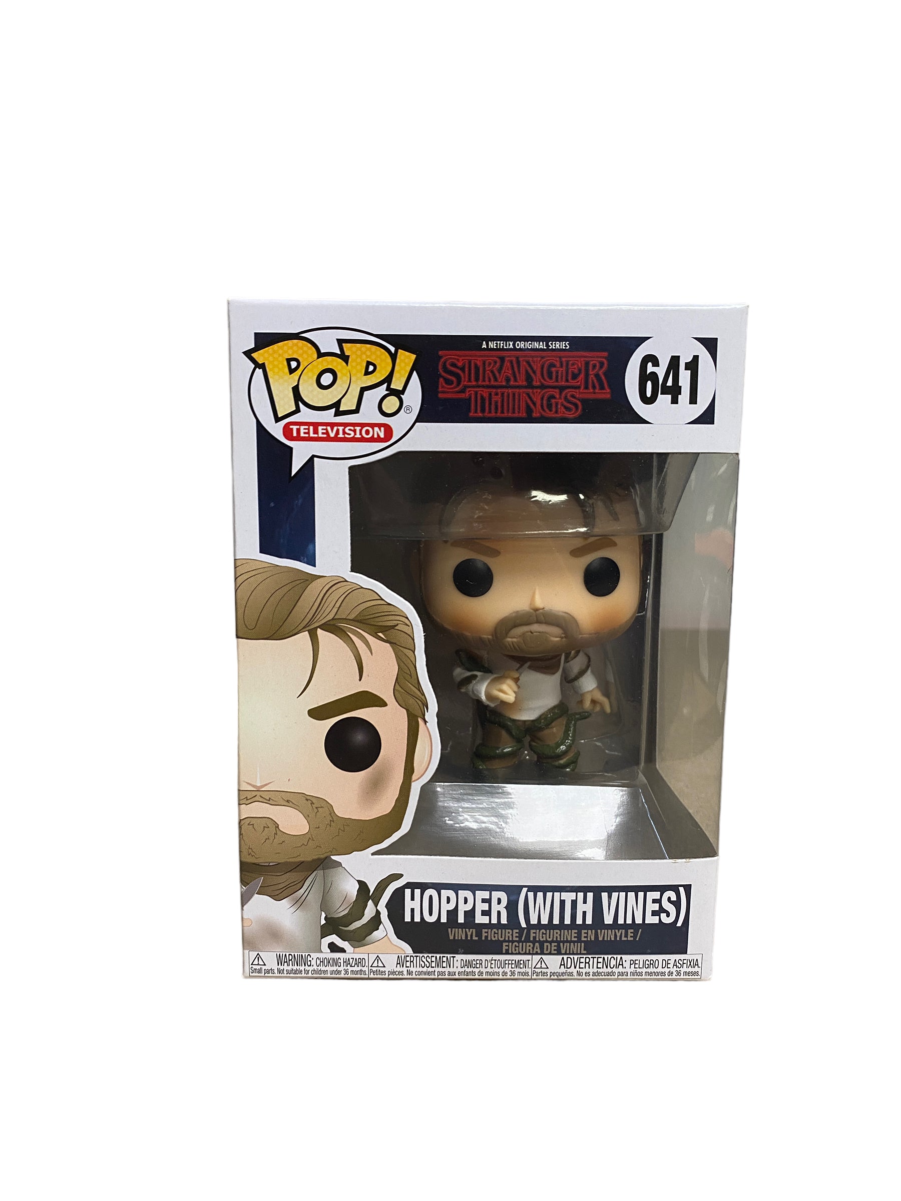 Hopper (With Vines) #641 Funko Pop! - Stranger Things - 2018 Pop! - Condition 8.5/10