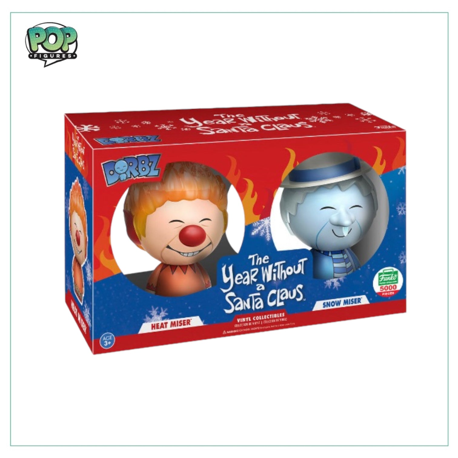 Heat Miser & Snow Miser 2 Pack Dorbz! - A Year Without Santa Claus - LE5000pcs - Funko Exclusive