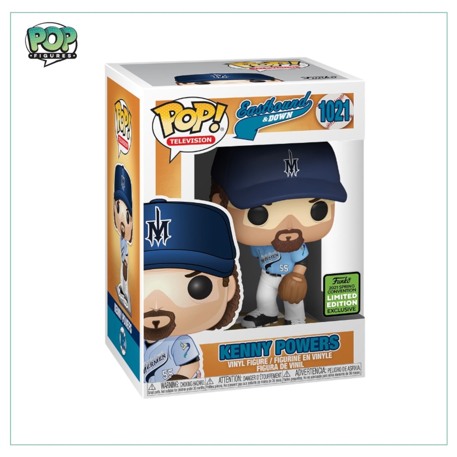 Kenny Powers #1021 Funko Pop! - Eastbound & Down - ECCC 2021 Shared Exclusive