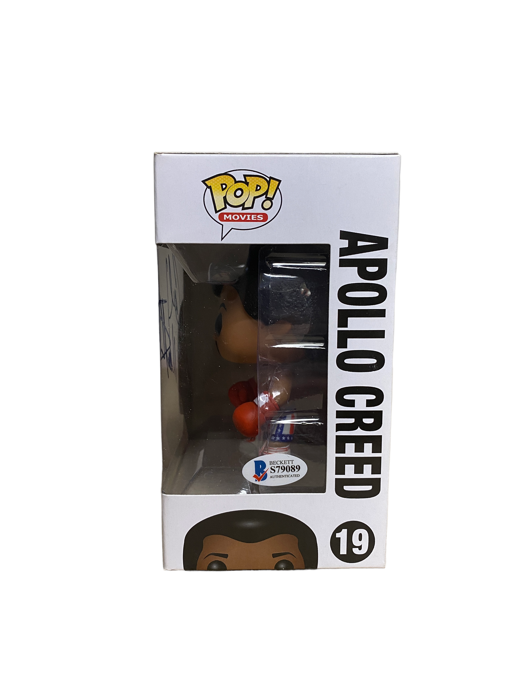 Carl Weathers Signed Apollo Creed #19 Funko Pop! - Rocky - 2012 Pop! - Condition 8.5/10 - Beckett Authenticated