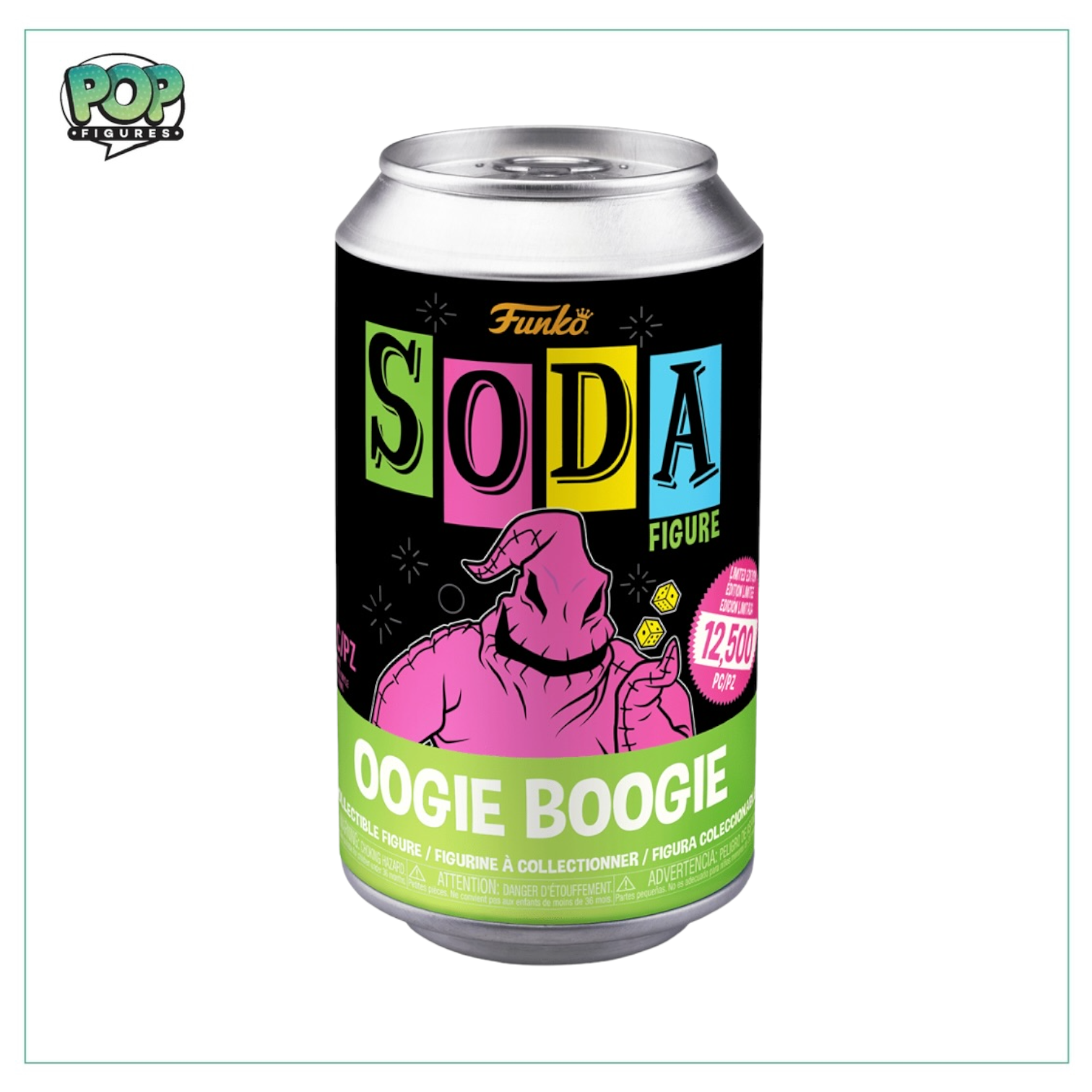 Oogie Boogie Soda Funko Soda Vinyl Figure! - NBC- LE12,500 Pcs - Chance Of Chase