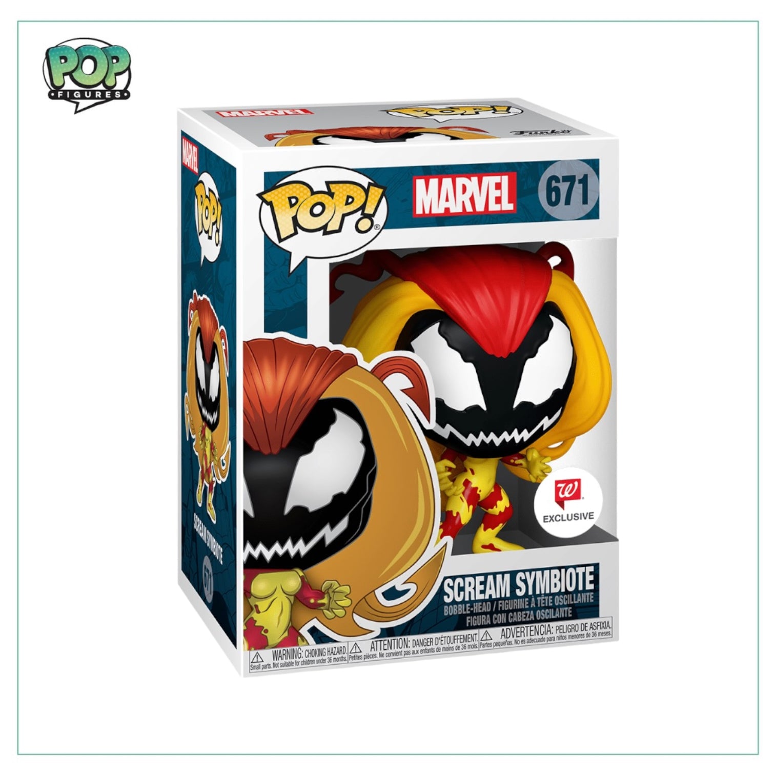 Scream Symbiote #671 Funko Pop! - Marvel - Walgreens Exclusive