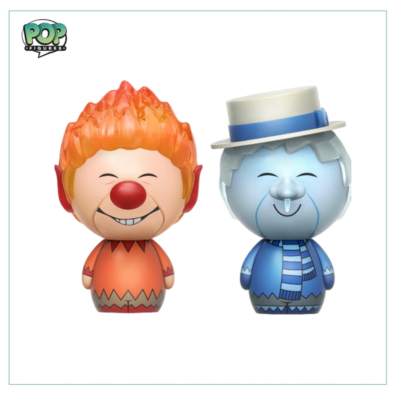Heat Miser & Snow Miser 2 Pack Dorbz! - A Year Without Santa Claus - LE5000pcs - Funko Exclusive