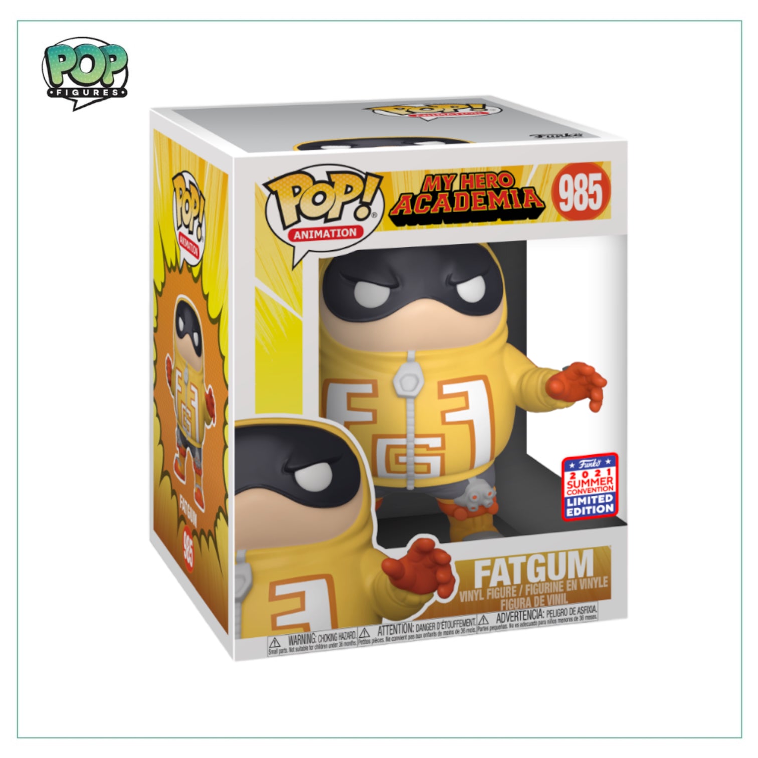 Fatgum #985 Deluxe Funko Pop! - My Hero Academia - 2021 SDCC Limited Edition