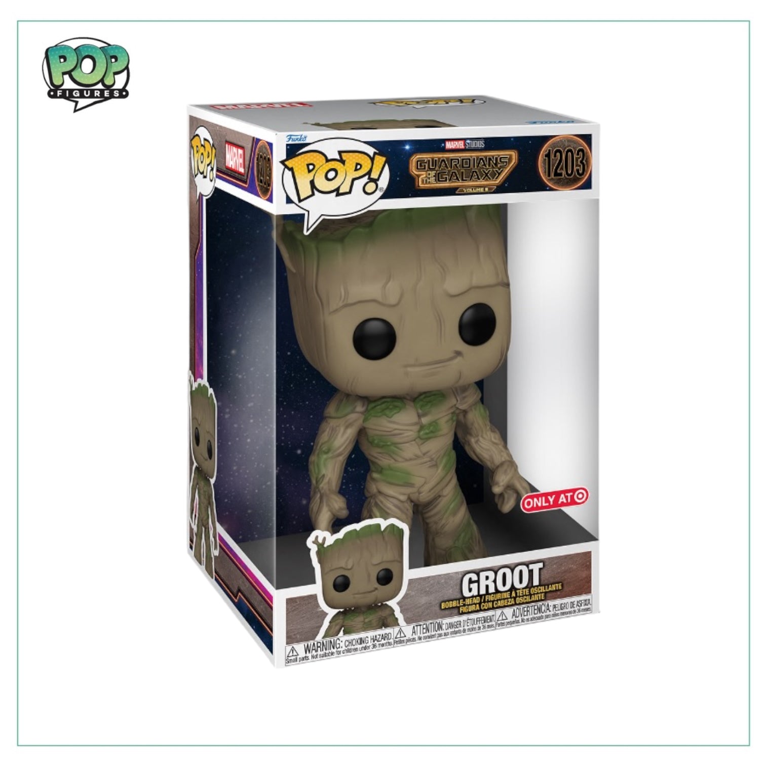 Groot #1203 10 Funko Pop! - Guardians of the Galaxy Vol 3 - Target  Exclusive