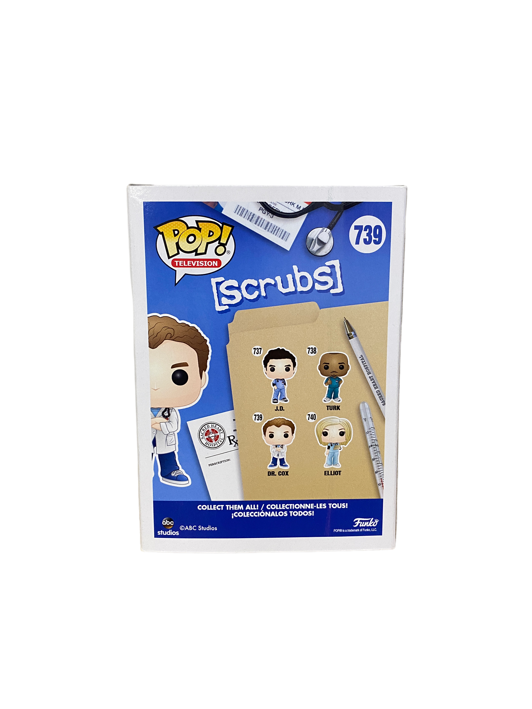 Dr. Cox #739 Funko Pop! - Scrubs - 2018 Pop! - Condition 9/10