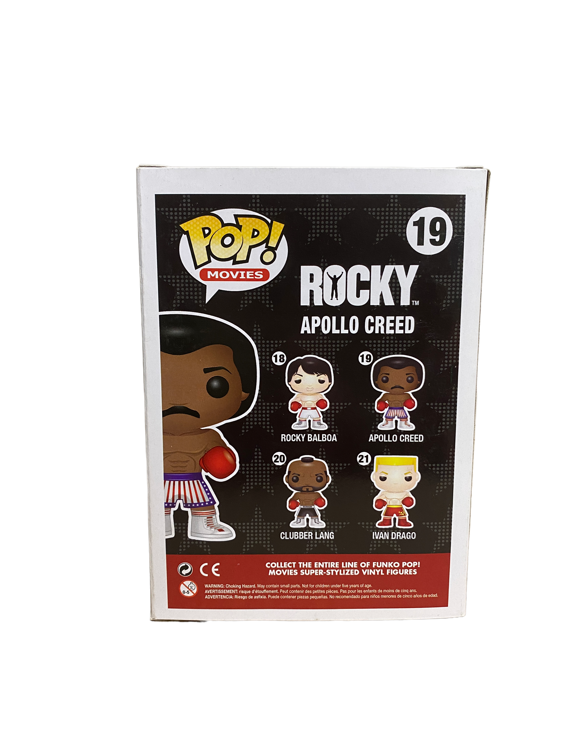Carl Weathers Signed Apollo Creed #19 Funko Pop! - Rocky - 2012 Pop! - Condition 8.5/10 - Beckett Authenticated