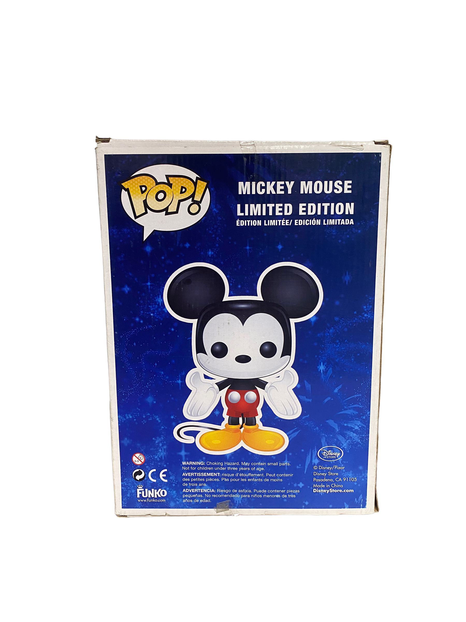Mickey Mouse (Blue) 9" Funko Pop! - Disney - SDCC 2012 Exclusive LE480 Pcs - Condition 6/10