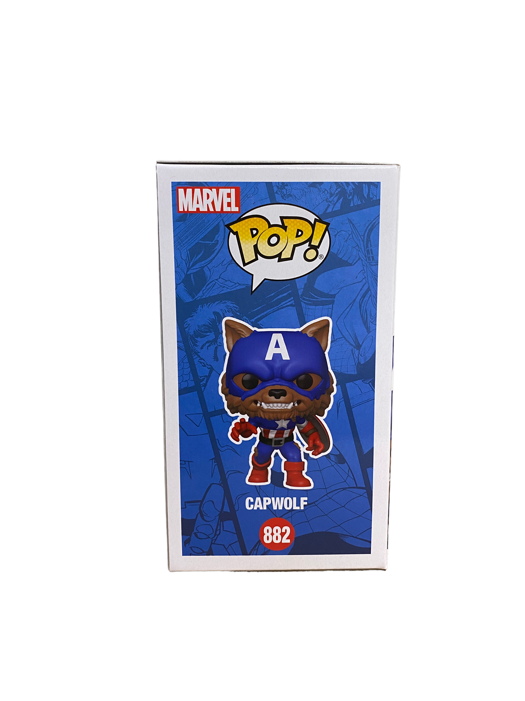 Capwolf #882 Funko Pop! - Marvel - Virtual Funkon 2021 Official Convention Exclusive - Condition 9.5/10