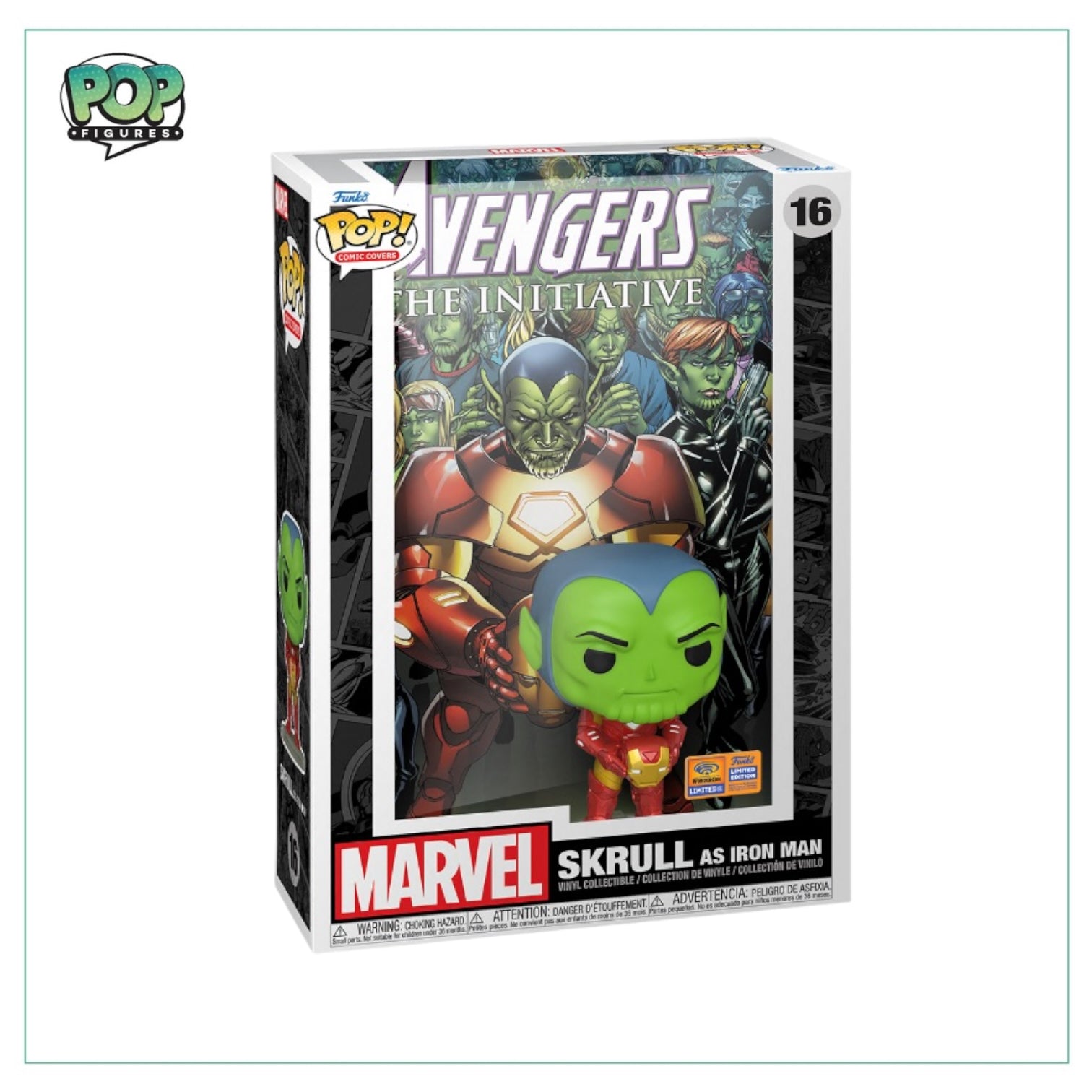 Skrull as Iron Man #16 Cover Funko Pop! - Avengers The Initiative - 2023 Official Wondrous Convention