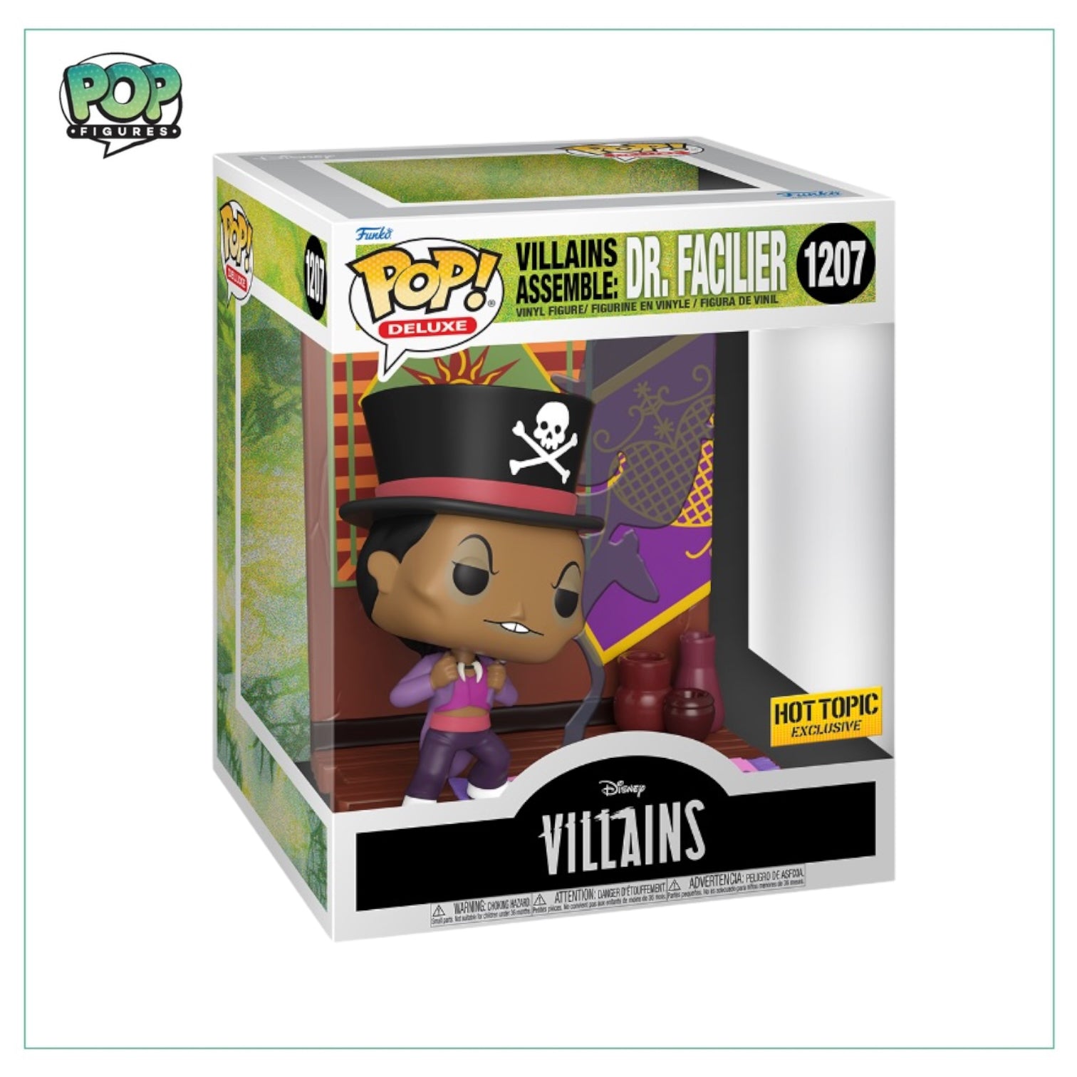 Dr Facilier #1207 Deluxe Funko Pop! - Disney Villians - Hot Topic Exclusive