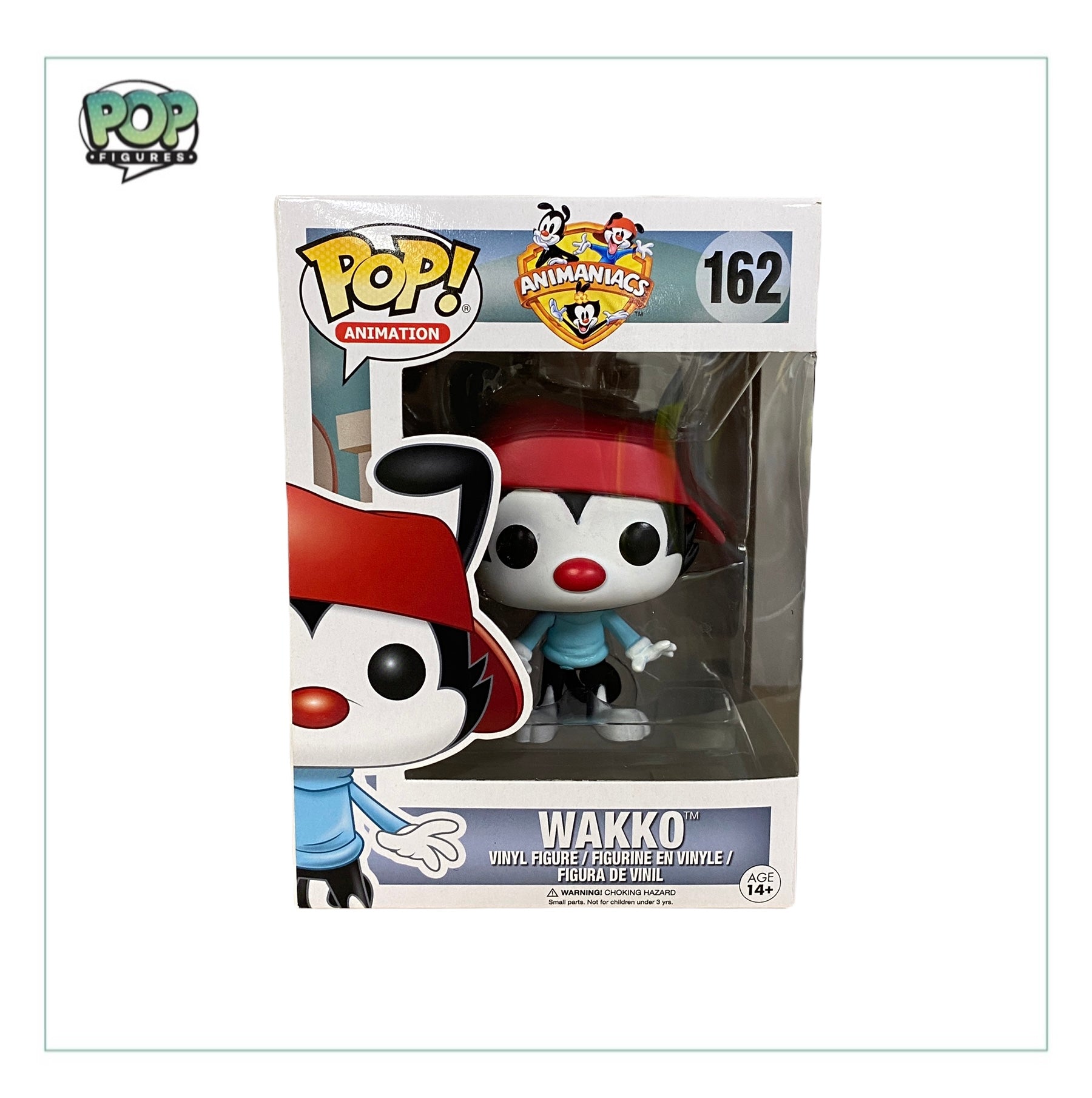 Wakko #162 Funko Pop! - Animaniacs - 2016 Pop - Condition 8/10