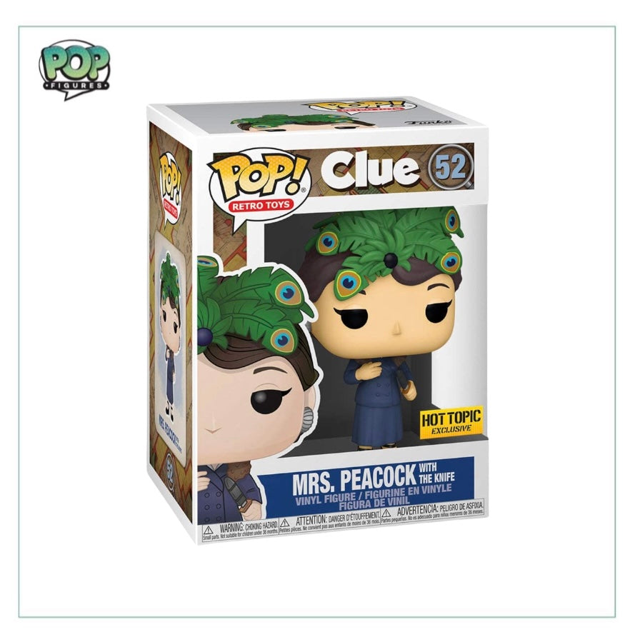 Mrs. Peacock With The Knife #52 Funko Pop! - Clue - Hot Topic Exclusive