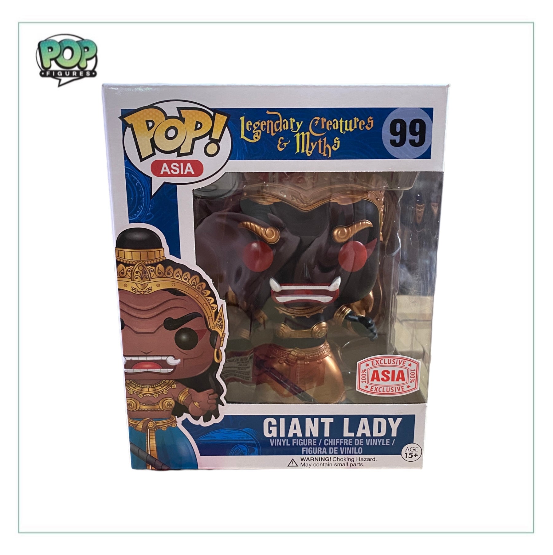 Giant Lady #99 (Black and Gold) 6"Deluxe Funko Pop! - Legendary Creatures and Myths - Asia Exclusive