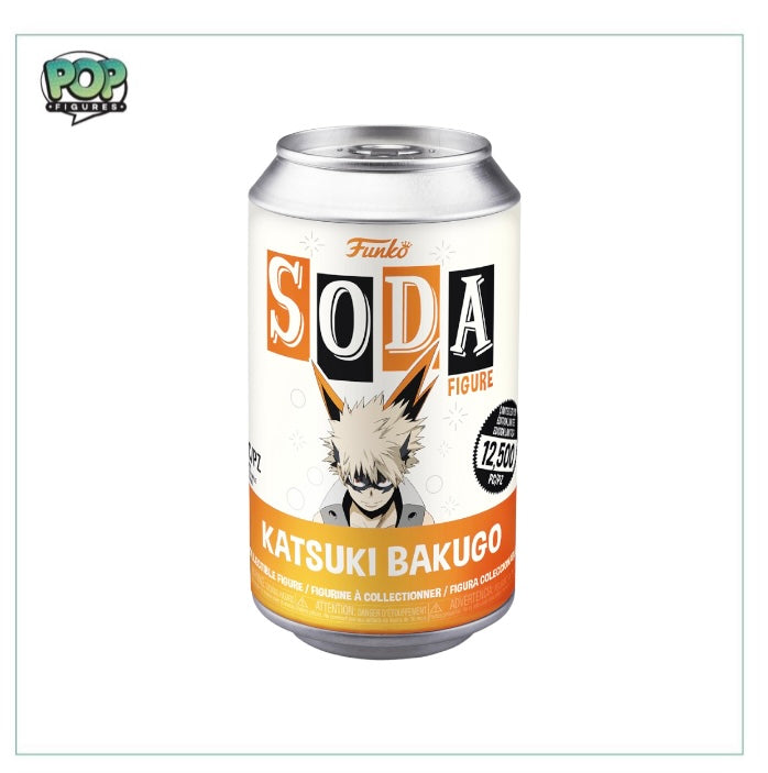 Katsuki Bakugo Funko Soda Vinyl Figure! - My Hero Academia - LE12500 Pcs USA - Chance of Chase