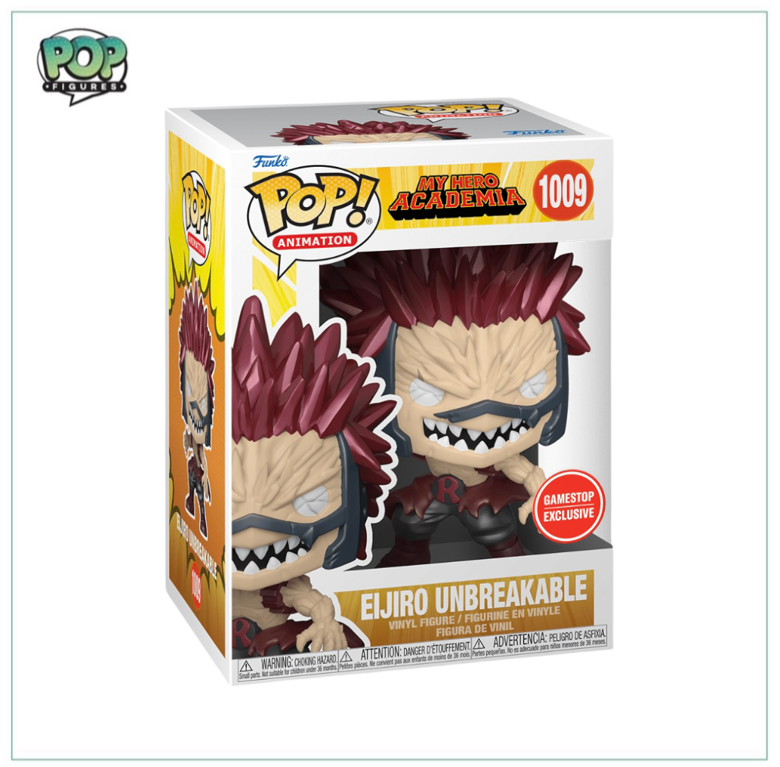 Eijiro Unbreakable #1009 Funko Pop! - My Hero Academia - GameStop Exclusive