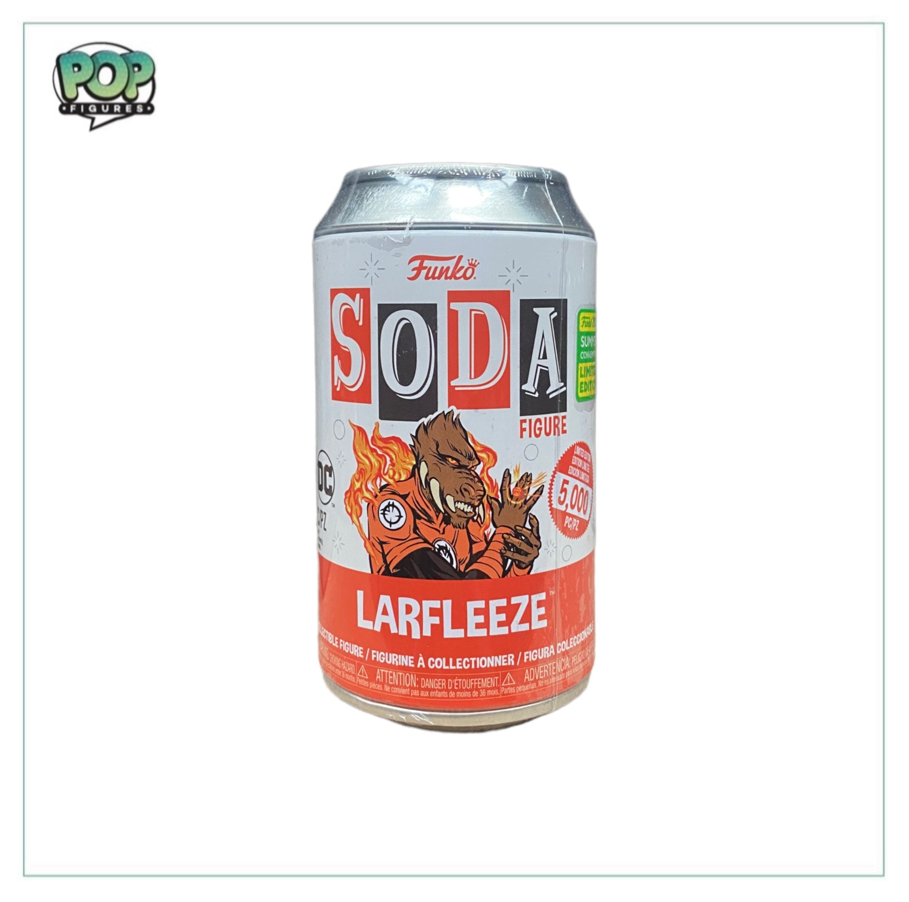 Larfleeze Funko Soda Vinyl Figure! - DC - LE5000 Pcs - SDCC 2022 Shared Exclusive - Chance Of Chase