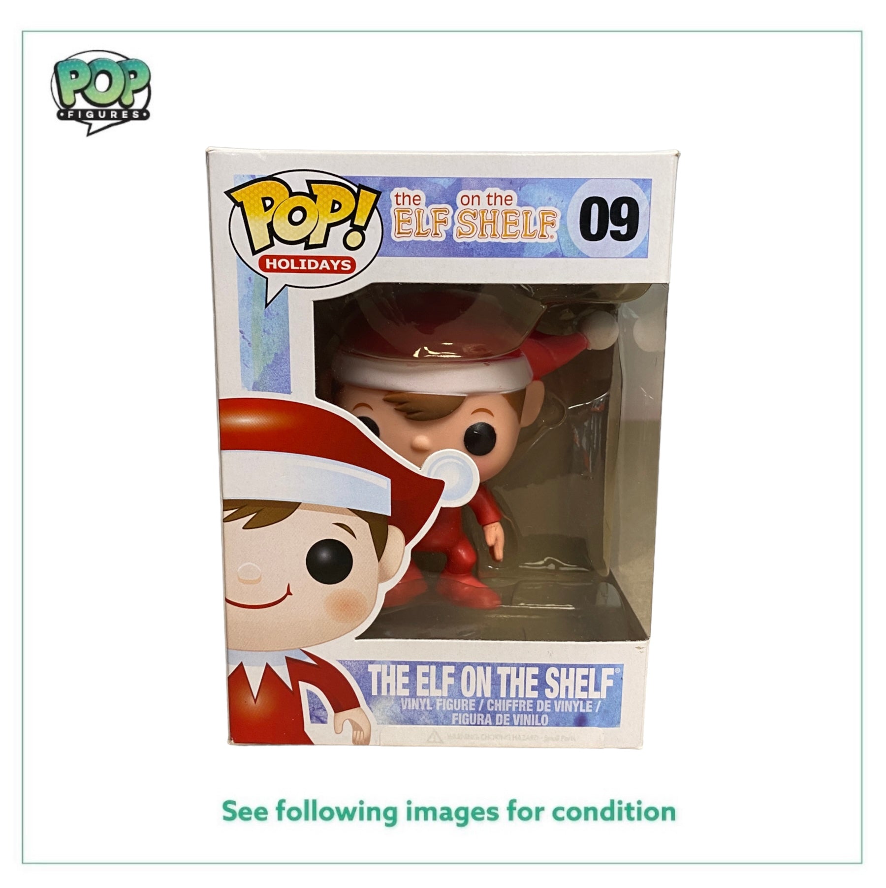 The Elf On The Shelf #09 Funko Pop! - Holidays - 2013 Pop! - Condition 8/10