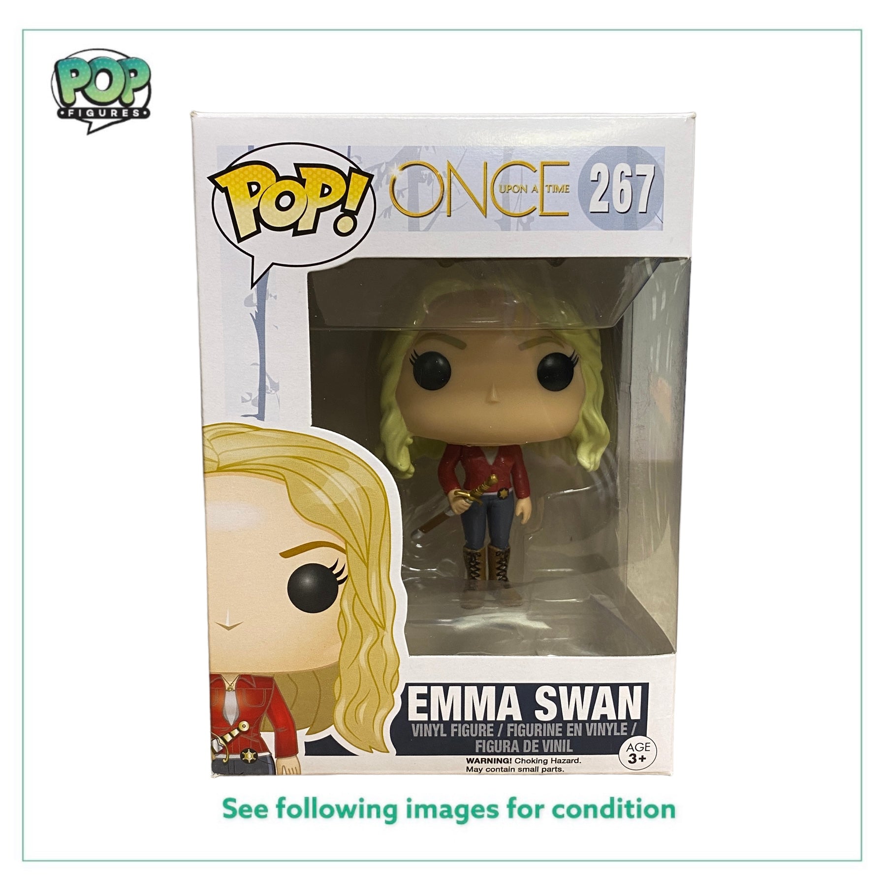 Emma Swan #267 Funko Pop! - Once Upon A Time - 2015 Pop! - Condition 8/10