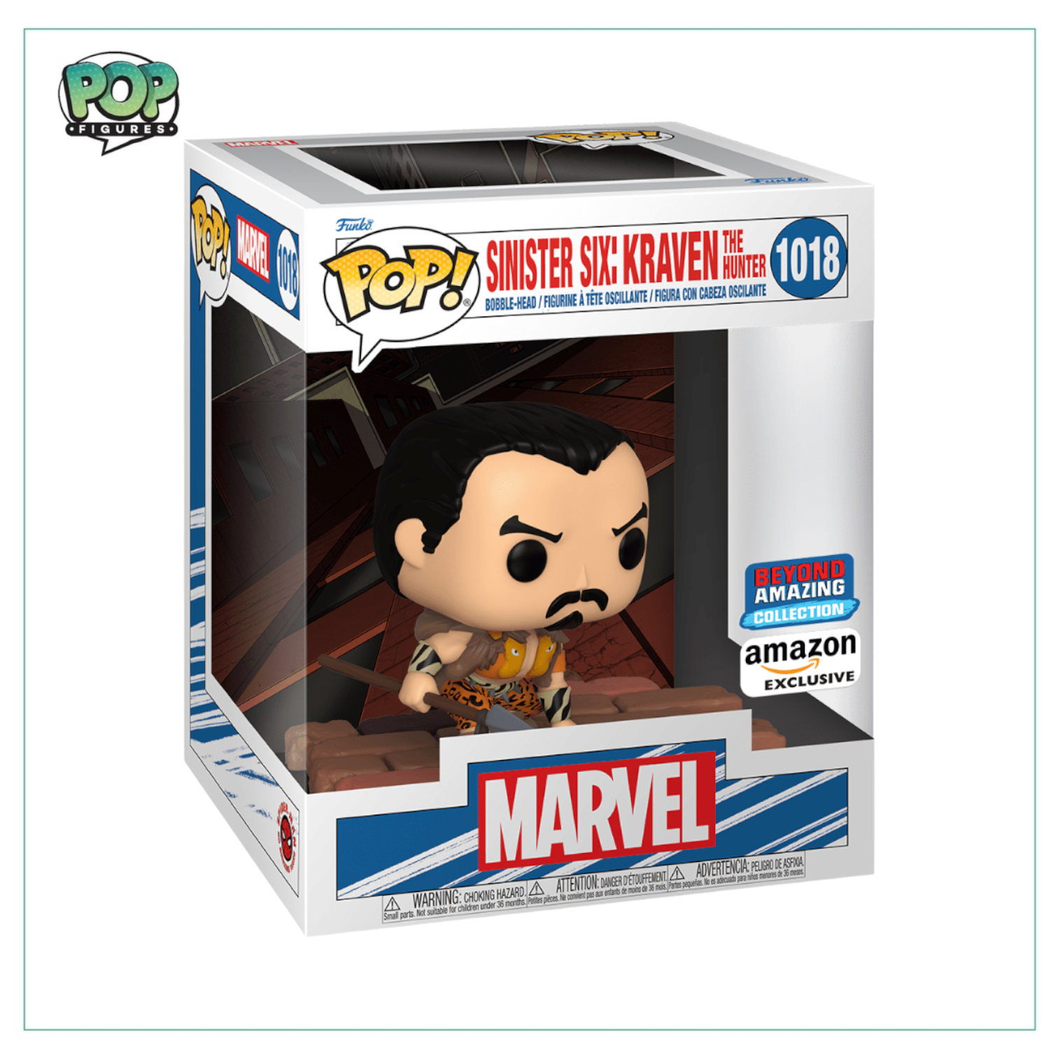 Sinister Six Deluxe - Kraven the Hunter #1018 6" Funko POP! Amazon Exclusive