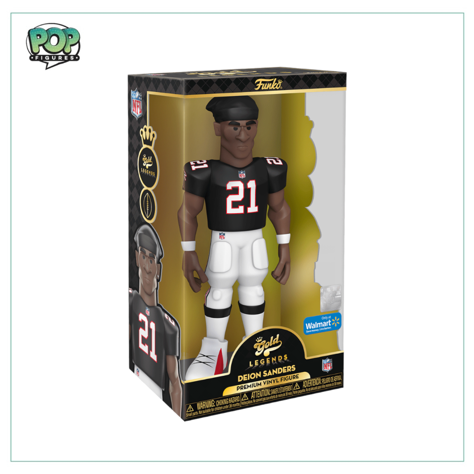 Deion Sanders 12" - NFL - Funko Gold Premium Vinyl Figure!