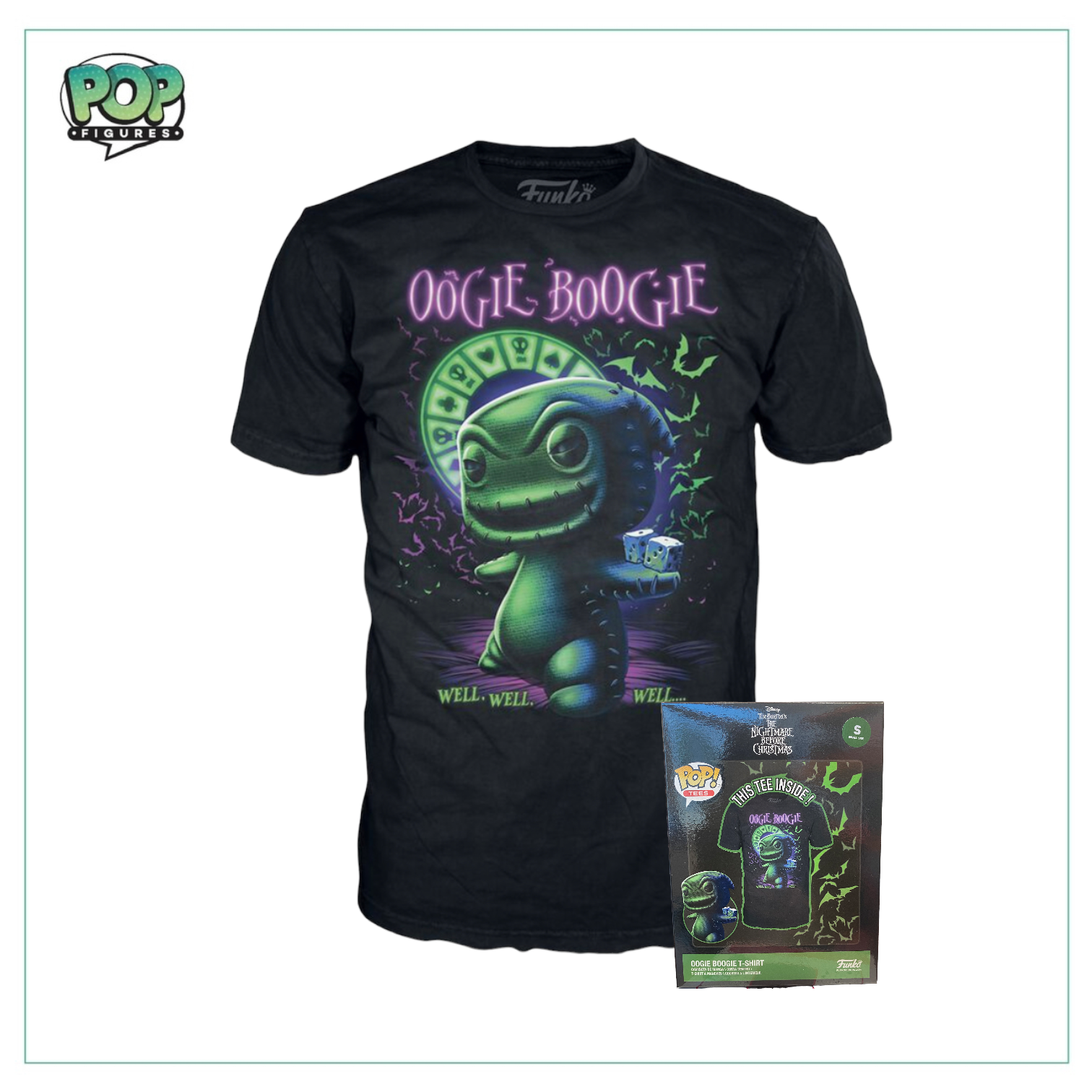 Oogie Boogie Pop Tees! The Nightmare Before Christmas