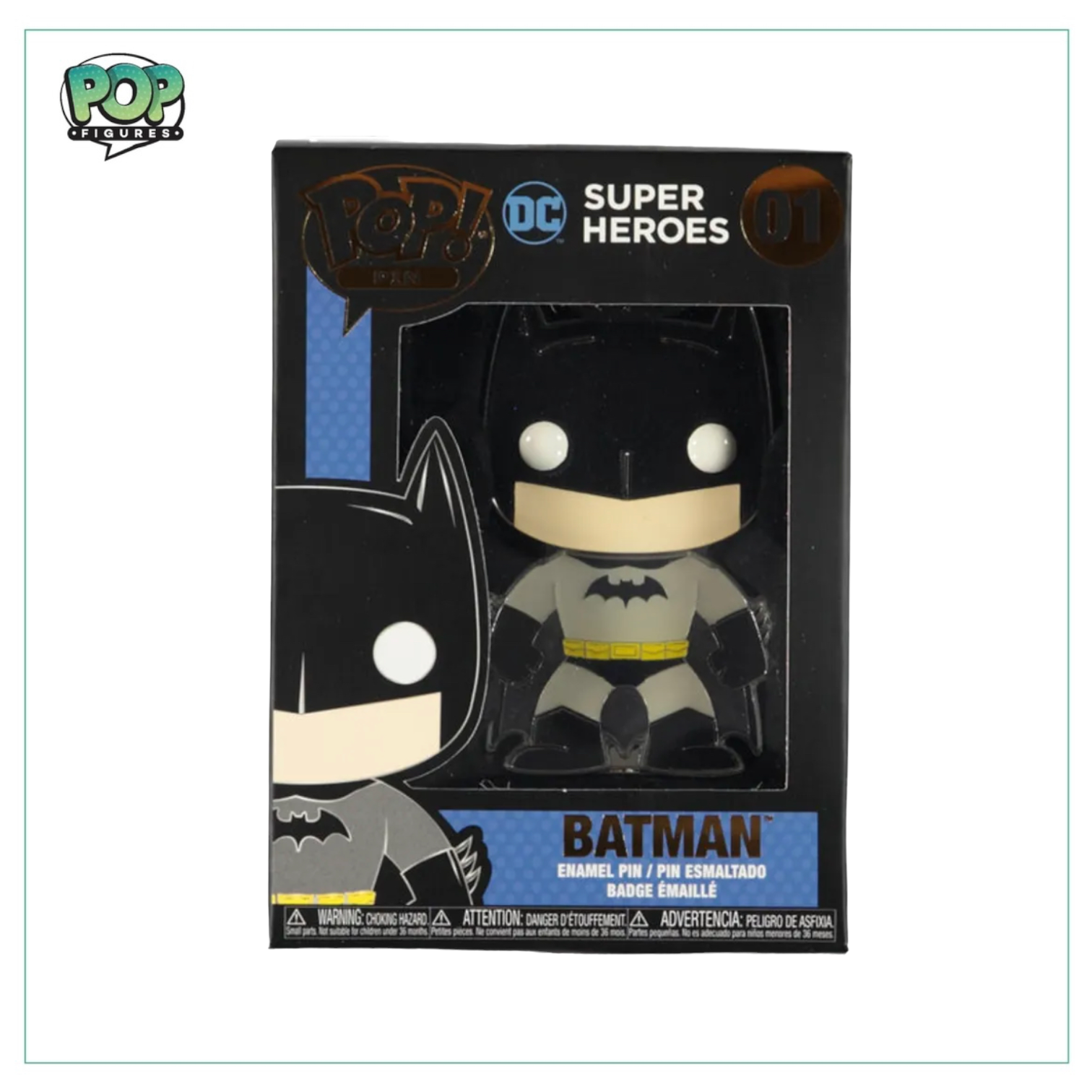 Batman 01 Funko Enamel Pin DC Super Heroes
