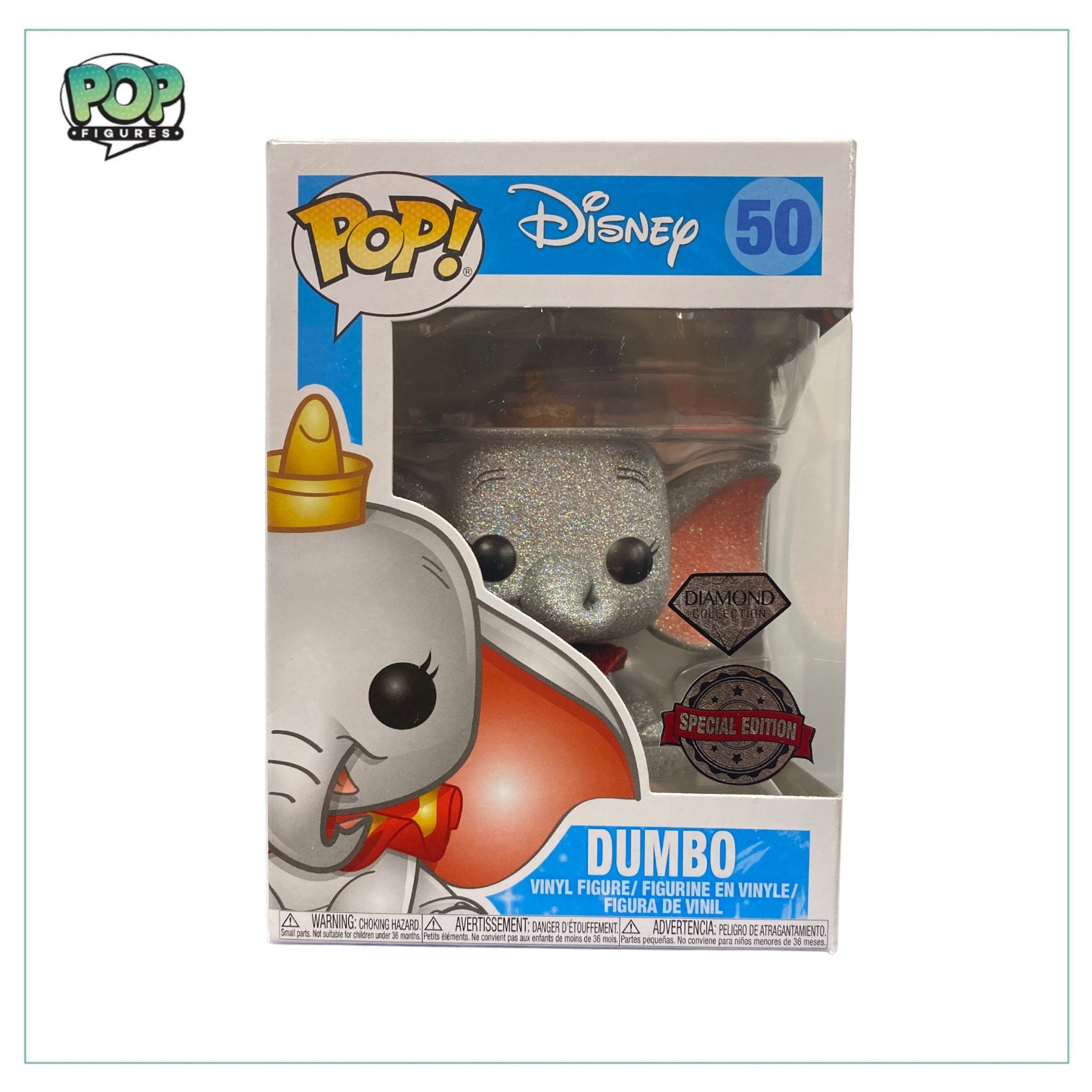 Dumbo #50 Funko Pop! - Disney - Diamond - Special Edition