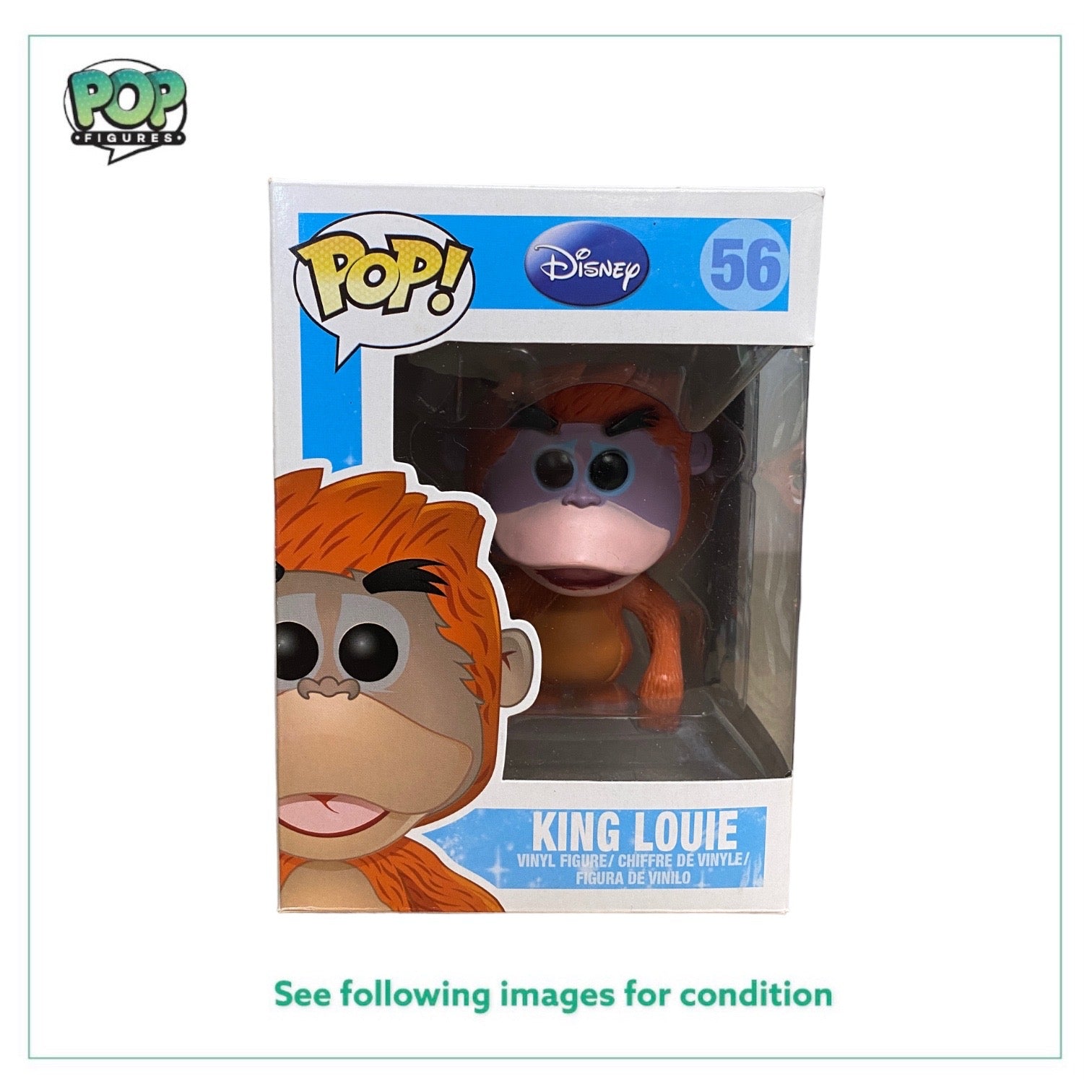 King Louie #56 Funko Pop! - Disney Series 5 - 2013 Pop! - Condition 8/10