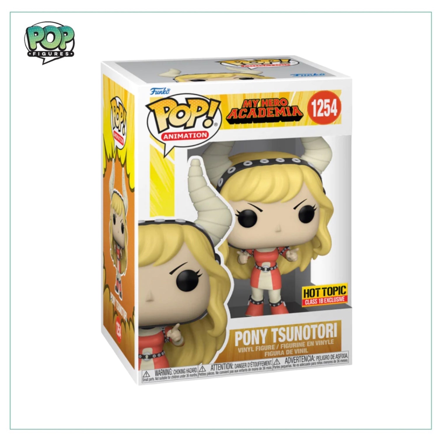 Pony Tsunotori #1254 Funko Pop! - My Hero Academia - Hot Topic Class 1B Exclusive