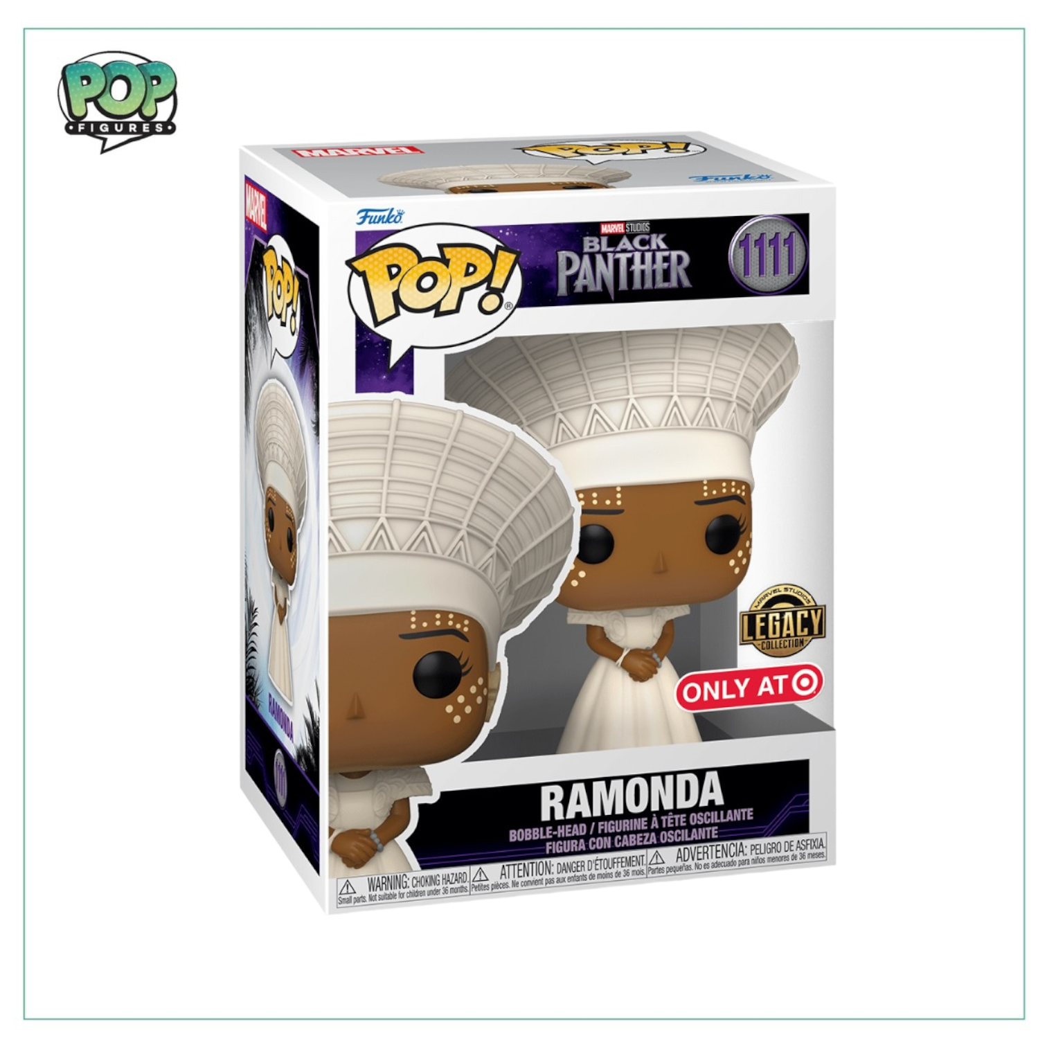 Ramonda #1111 Funko POP! figure from Marvel's Legacy Collection, exclusive to Target, showcasing vibrant colors and details.