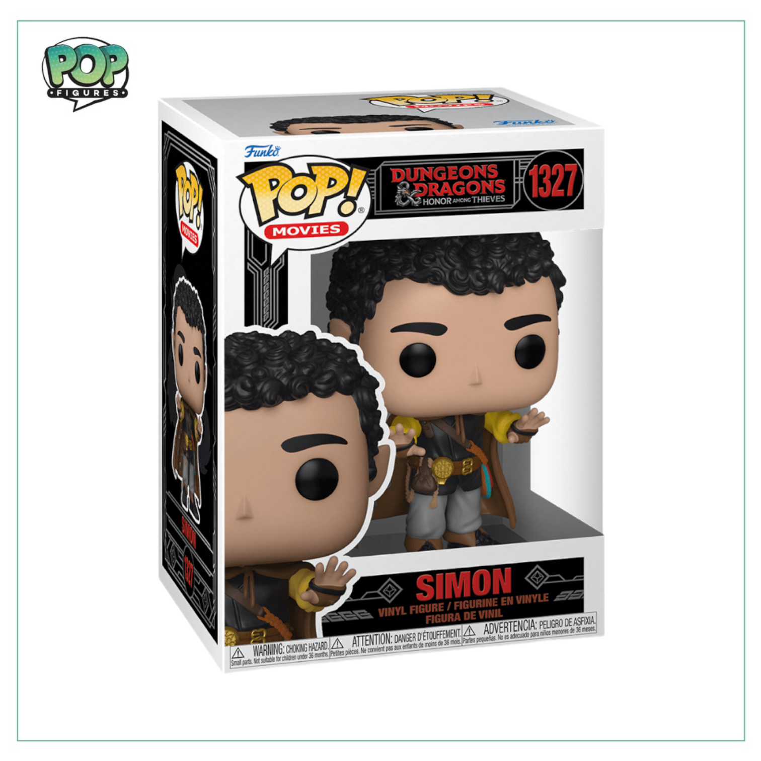 Dungeons & Dragons Simon #1327 Funko Pop! figure, featuring detailed design and bright colors, perfect for collectors.