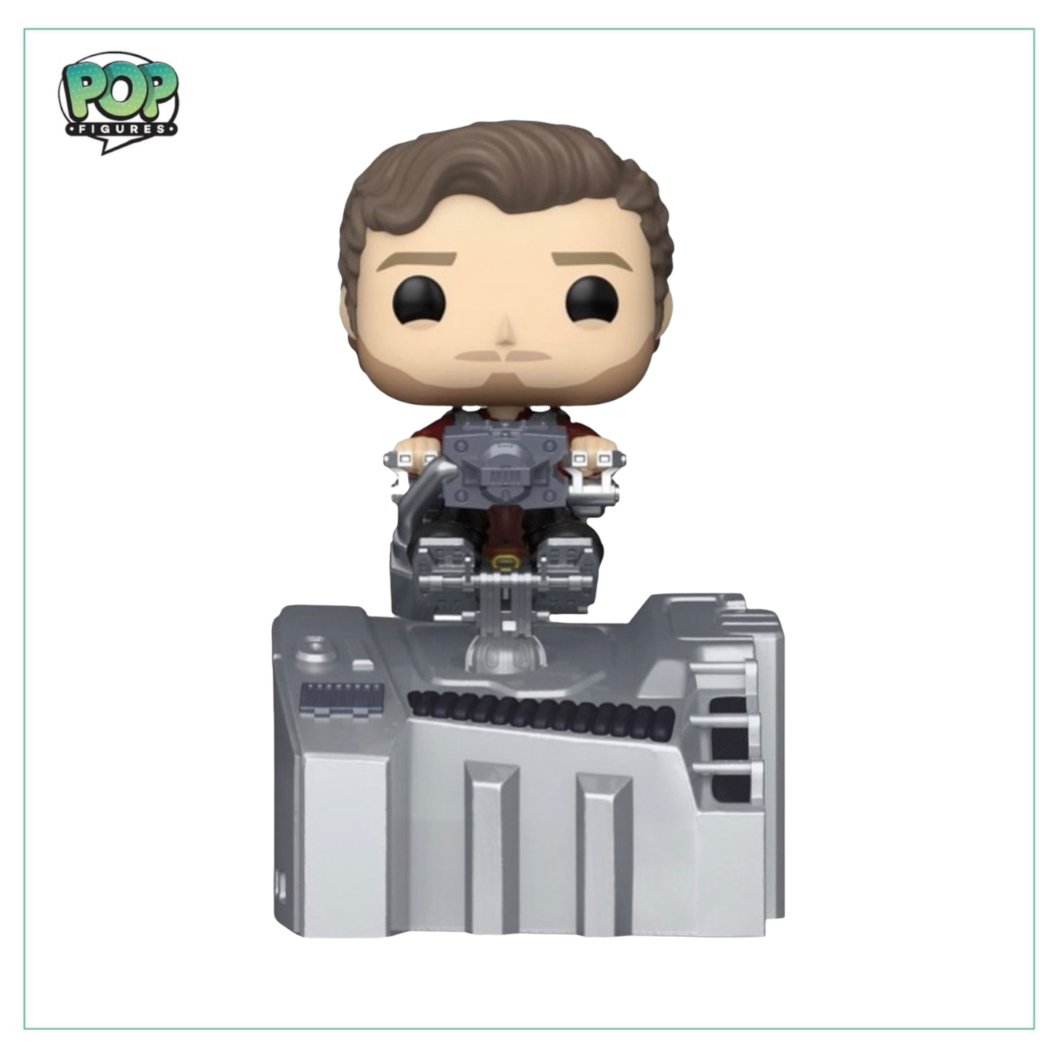 Funko Pop! Rides Star Lord #1021 from Guardians of the Galaxy, a Walmart exclusive, featuring a detailed design and bright colors.