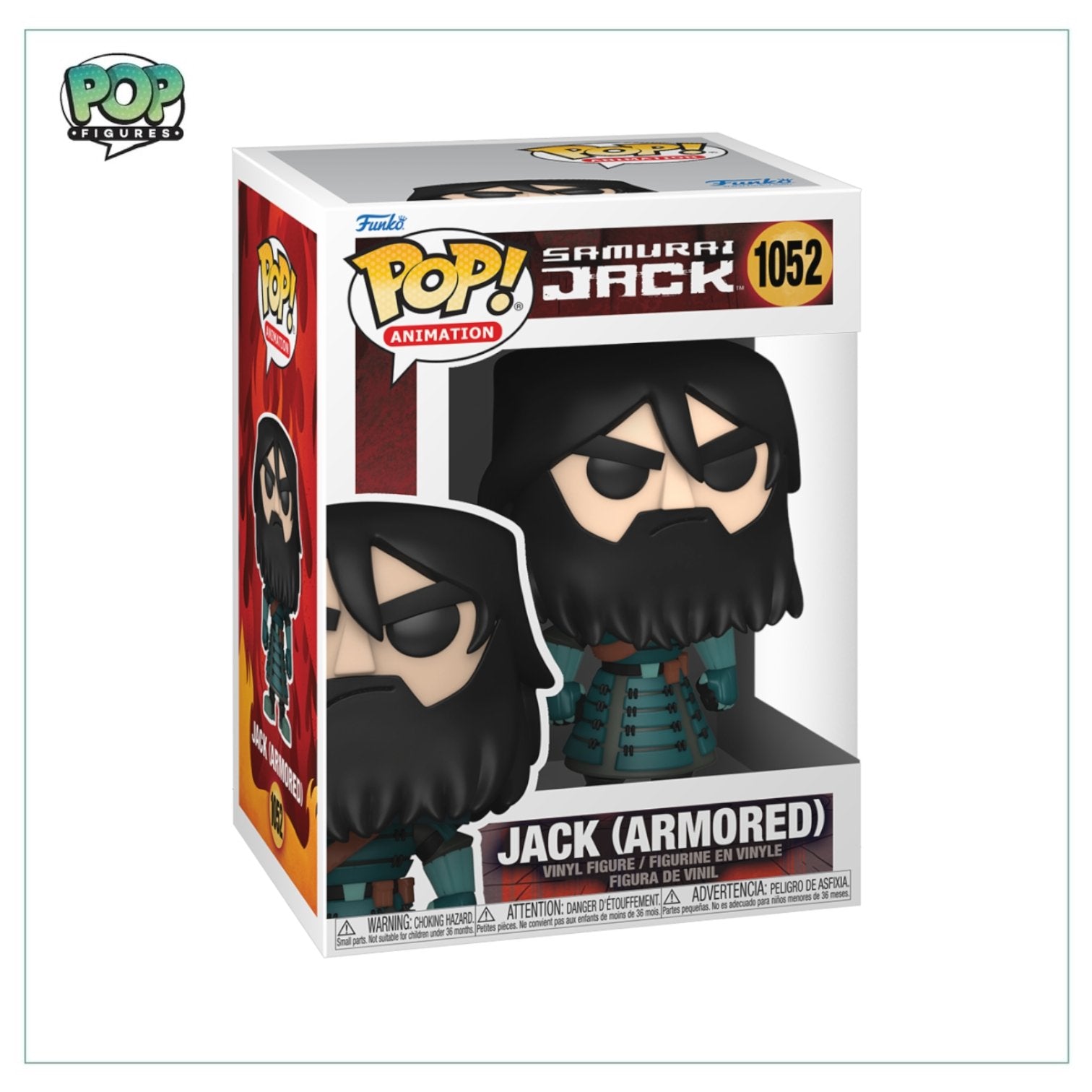 Armoured Jack #1052 Funko Pop! Samurai Jack - PREORDER - Pop Figures | Funko | Pop Funko | Funko Pop