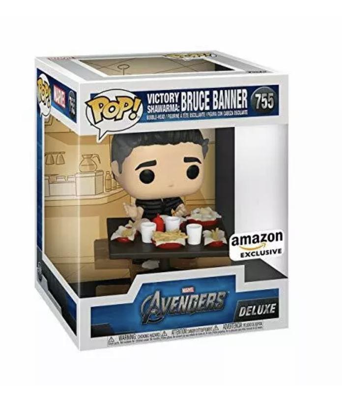 AVENGERS: BRUCE BANNER - VICTORY SHAWARMA - AMAZON EXCLUSIVE DELUXE POP - Pop Figures | Funko | Pop Funko | Funko Pop