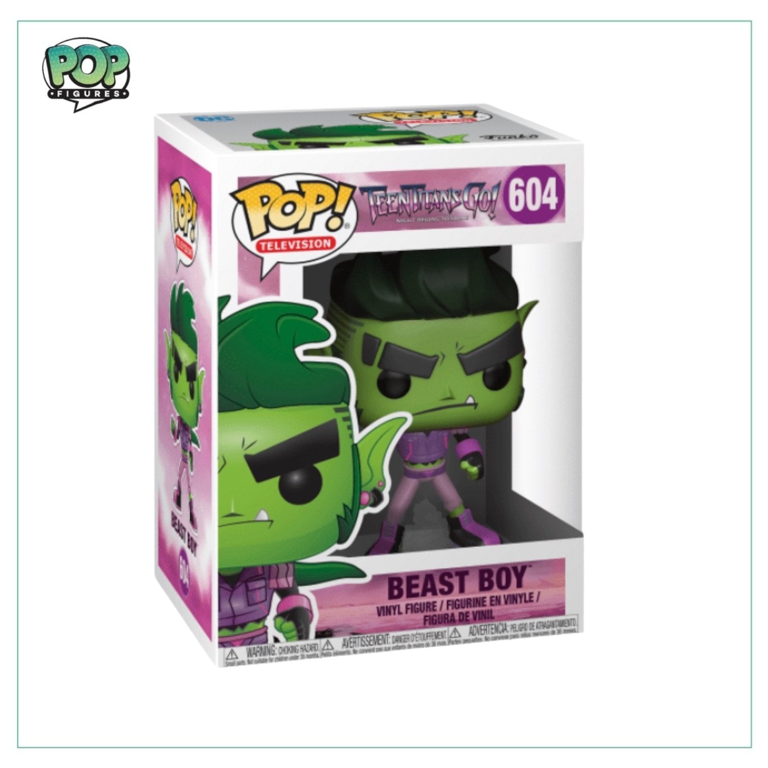 Beast Boy #604 Funko Pop! Teen Titans Go - Pop Figures | Funko | Pop Funko | Funko Pop