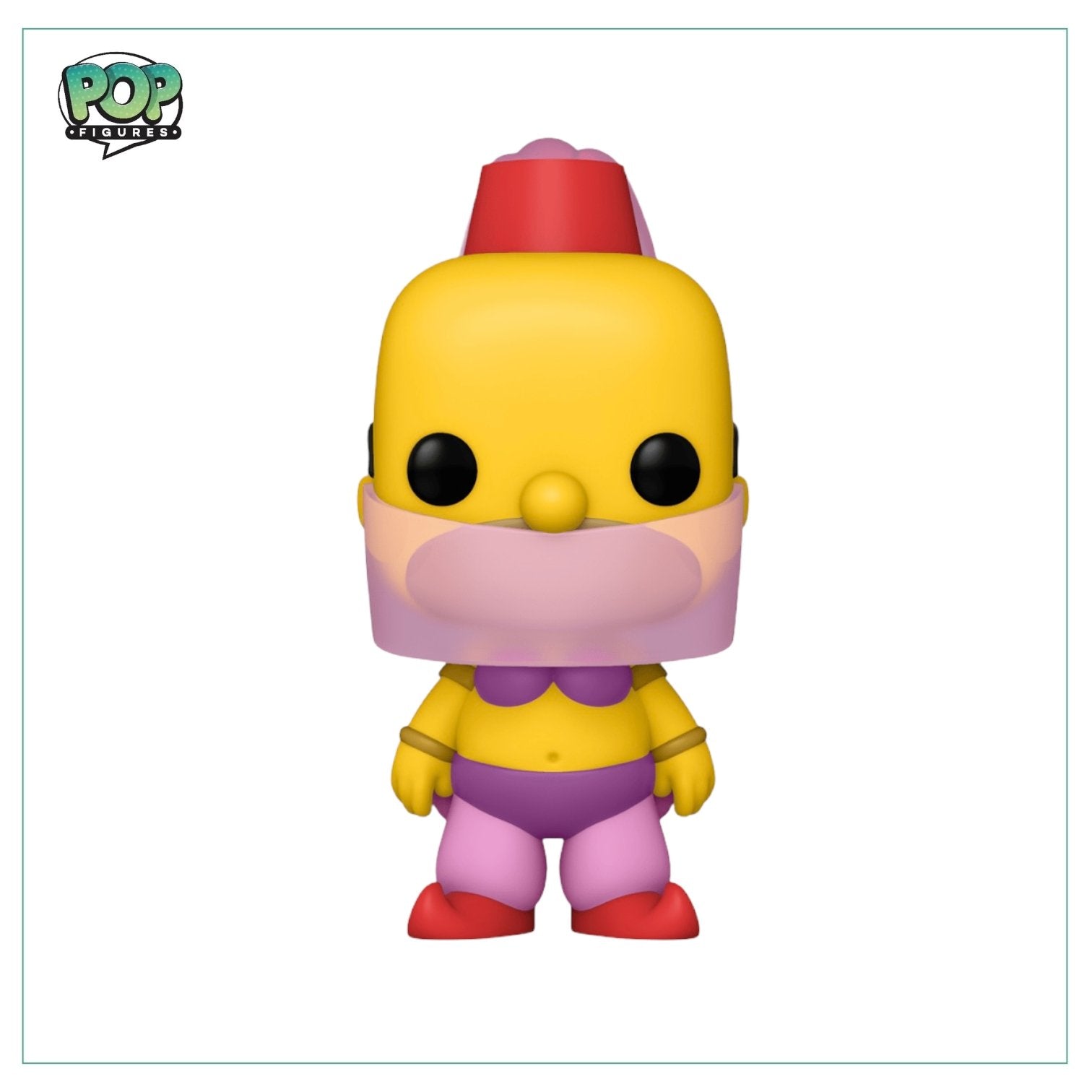 Belly Dancer Homer #1144 Funko Pop! The Simpsons - 2021 Virtual Funkon (Shared Sticker) - PREORDER - Pop Figures | Funko | Pop Funko | Funko Pop