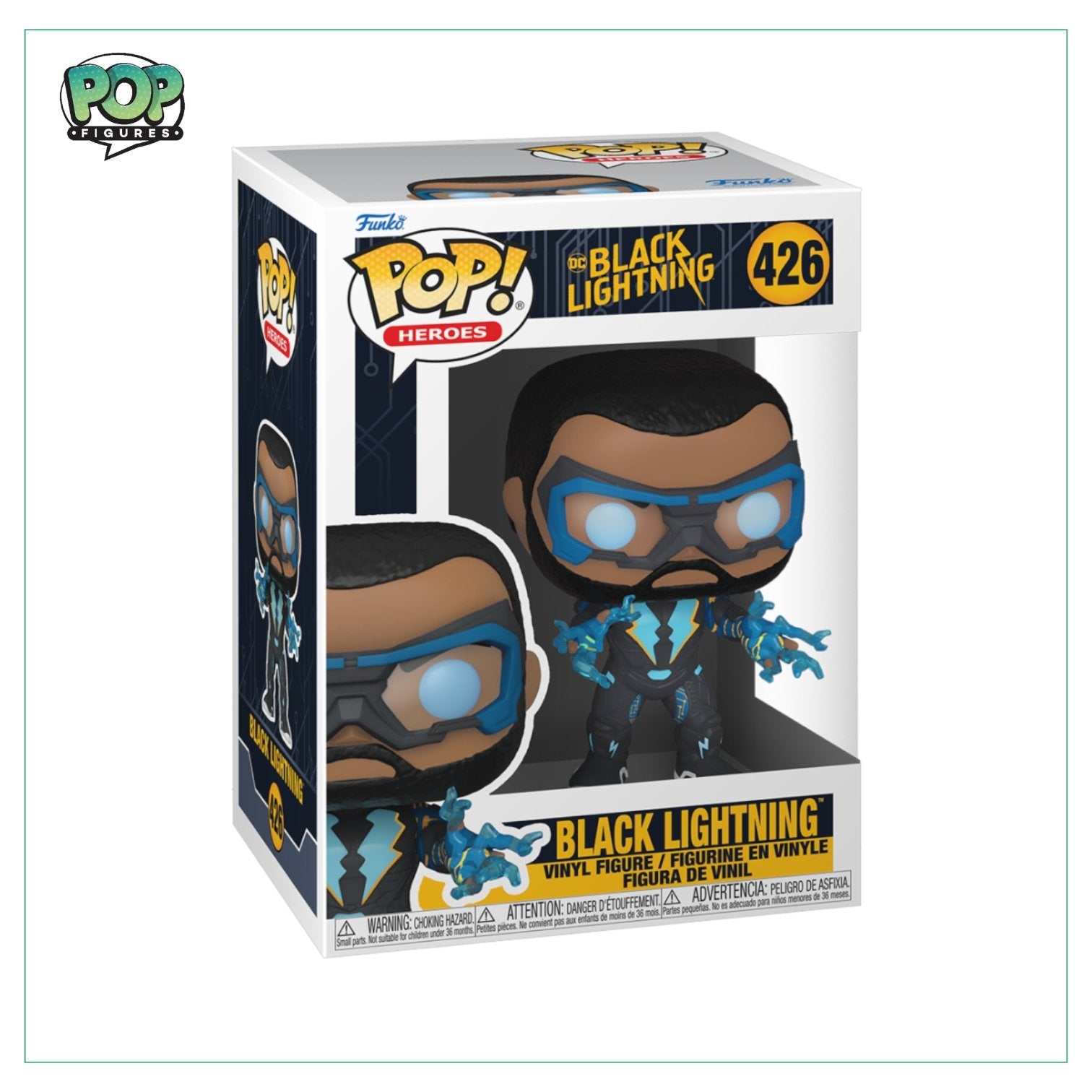 Black Lightning #426 Funko Pop! Black Lightning - PREORDER - Pop Figures | Funko | Pop Funko | Funko Pop