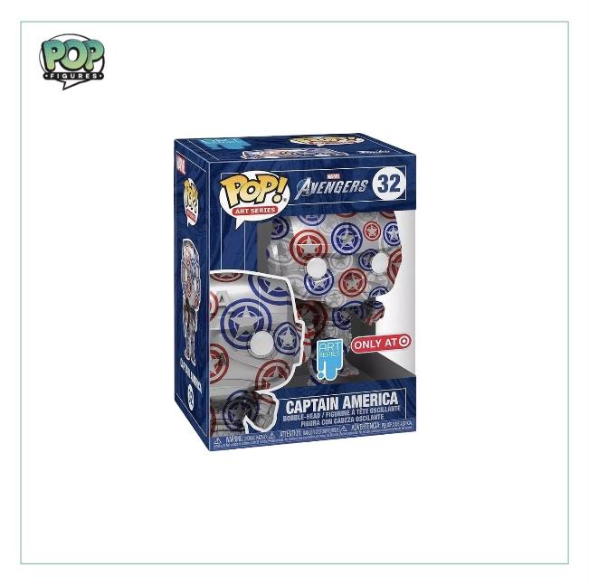 Captain America (Art Series) #32 Funko Pop! Marvel: Avengers - Target Exclusive - Pop Figures | Funko | Pop Funko | Funko Pop