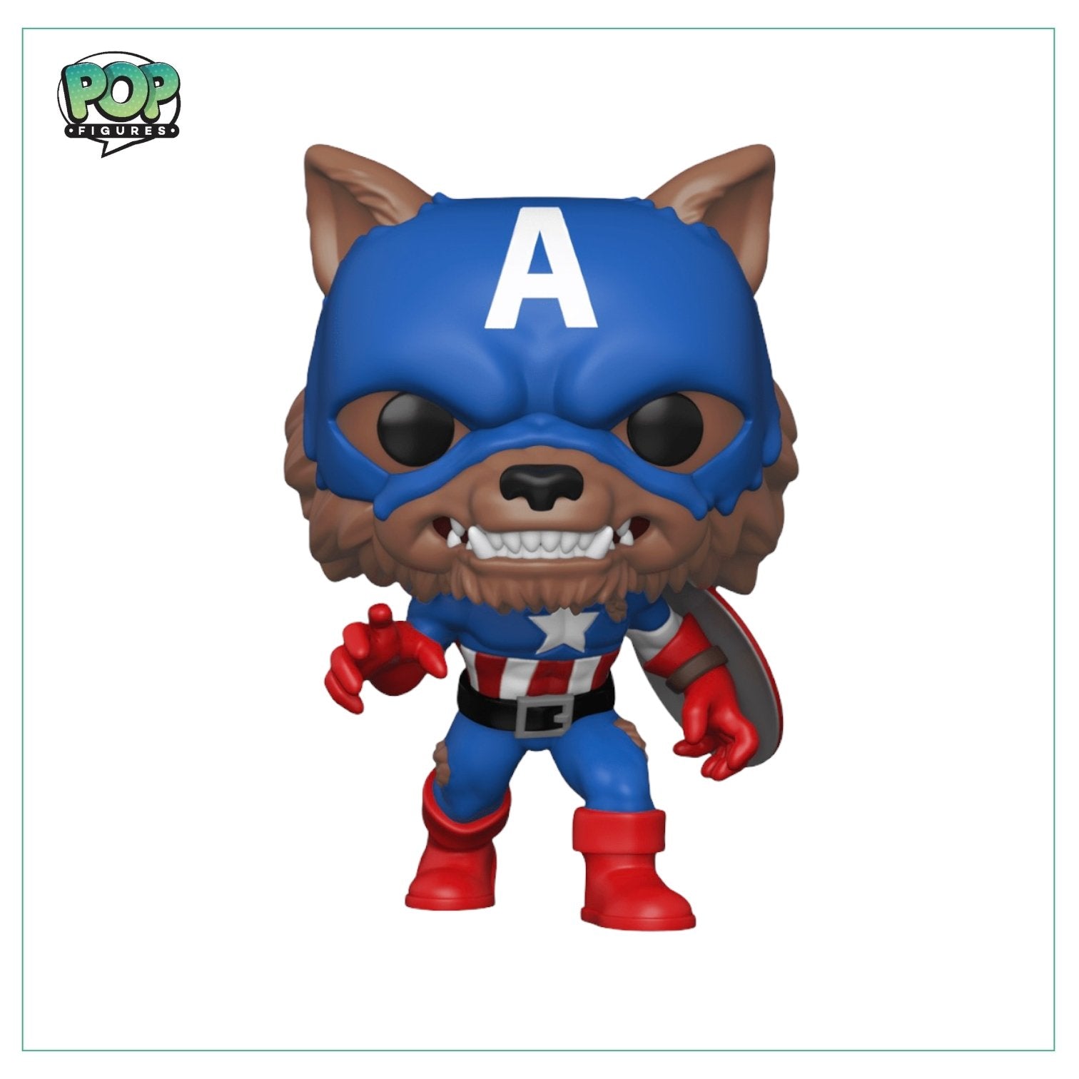 Capwolf #882 Funko Pop! Marvel - 2021 Virtual Funkon (Shared Sticker) - PREORDER - Pop Figures | Funko | Pop Funko | Funko Pop